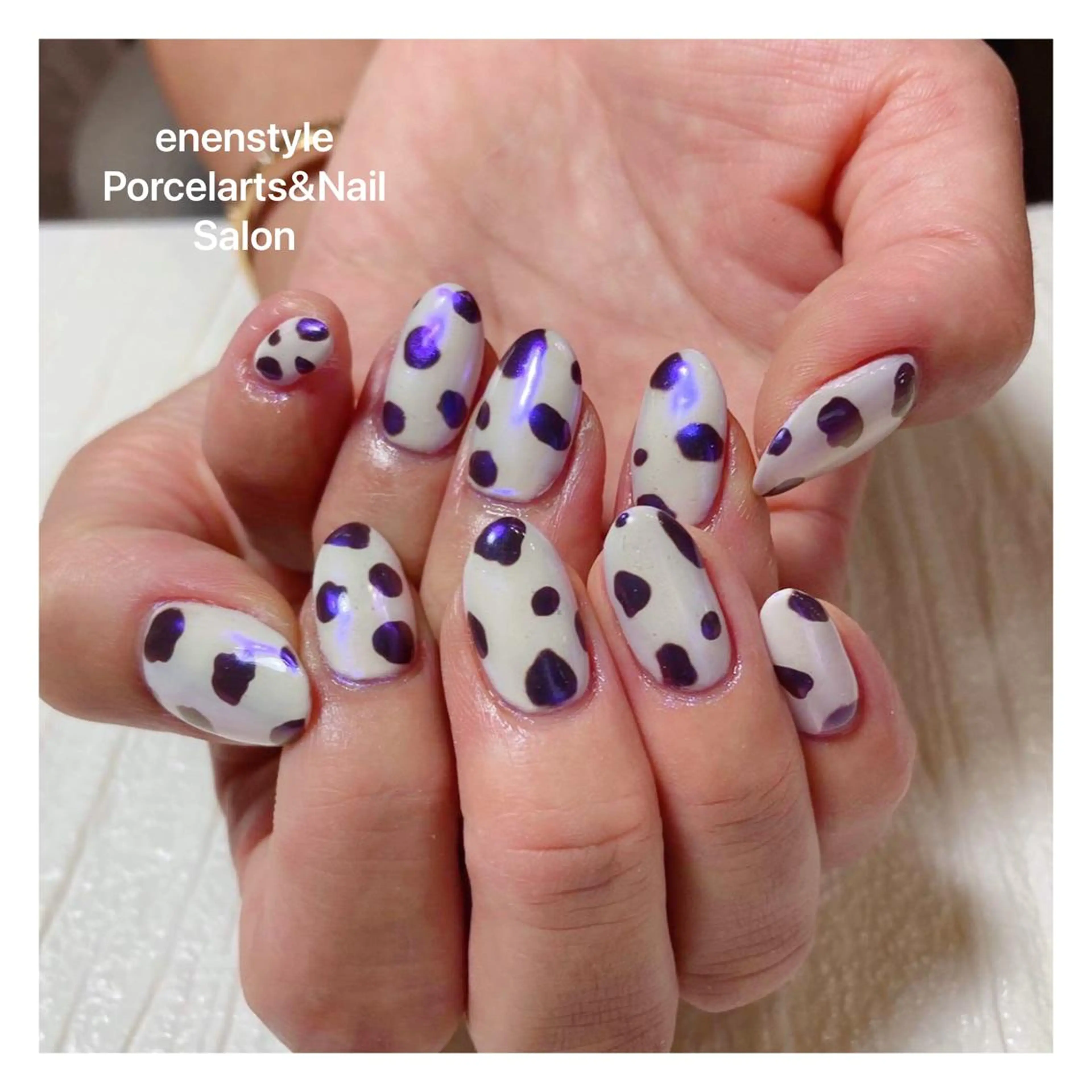 ミディアム ネイル ハンドネイル 👑enen style👑のネイルデザイン