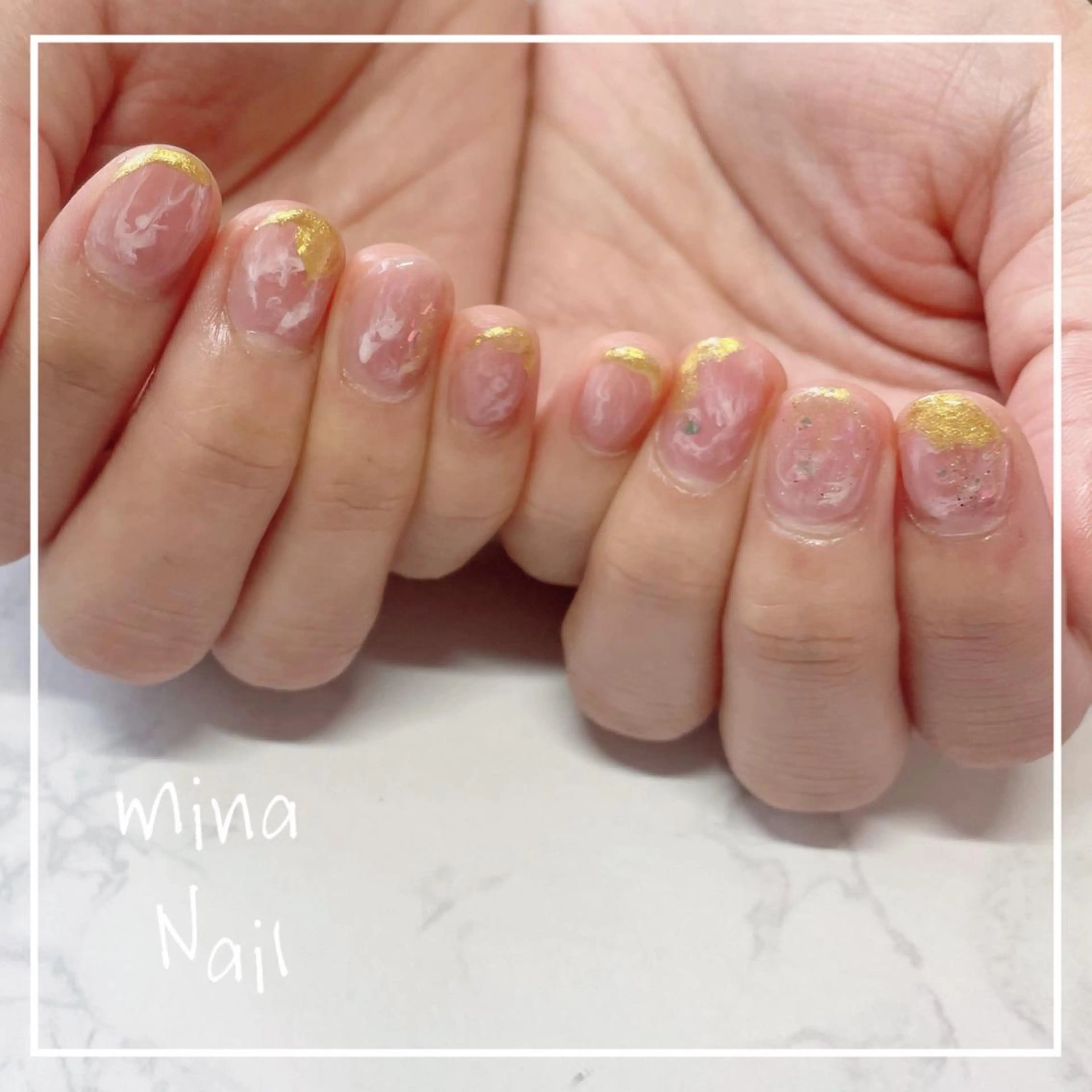 ネイル ニュアンスネイル mina Nailのネイルデザイン