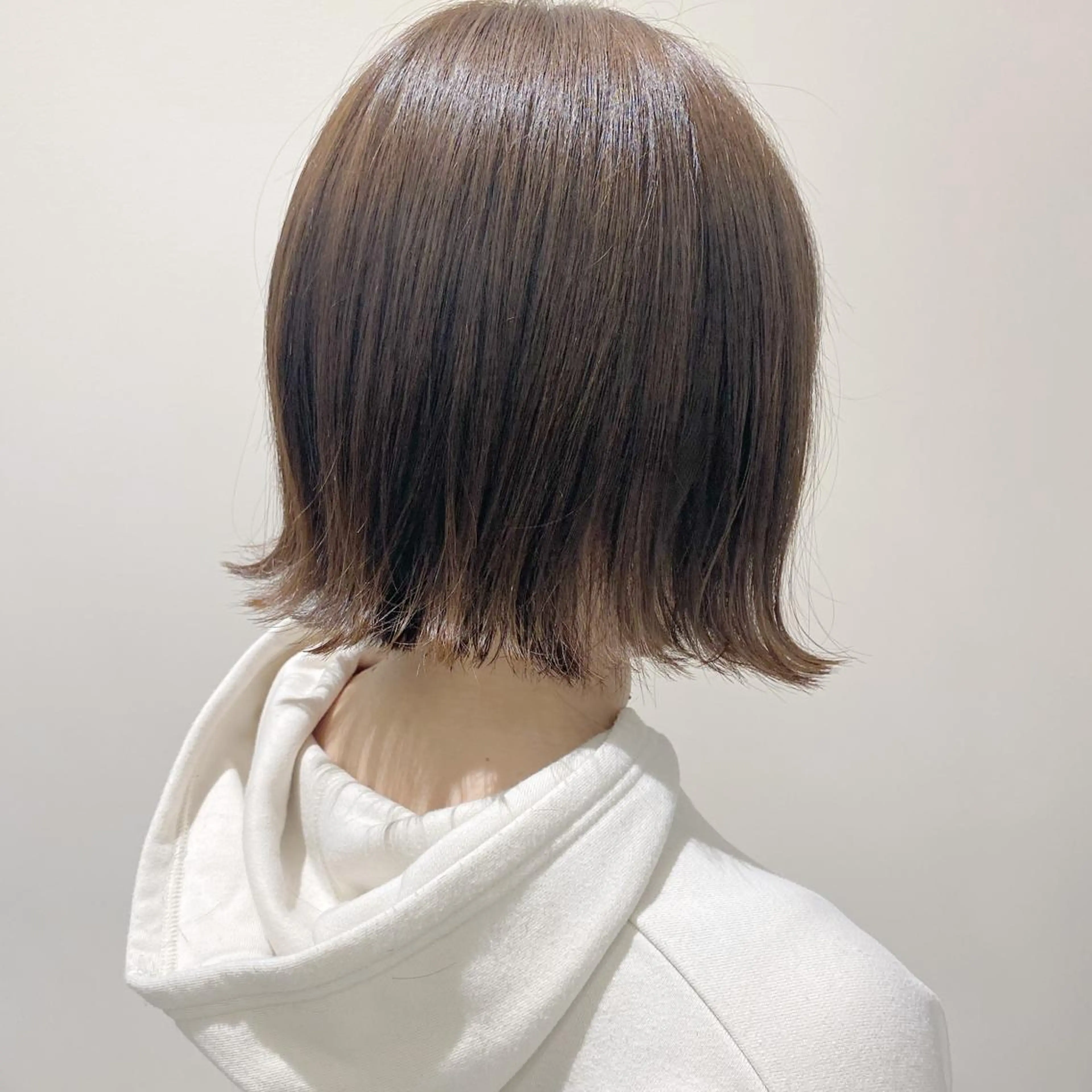 ショート カット ヘアカラー トリートメント ボブ韓国風レイヤー 錦糸町/畠中ケントのヘアスタイル