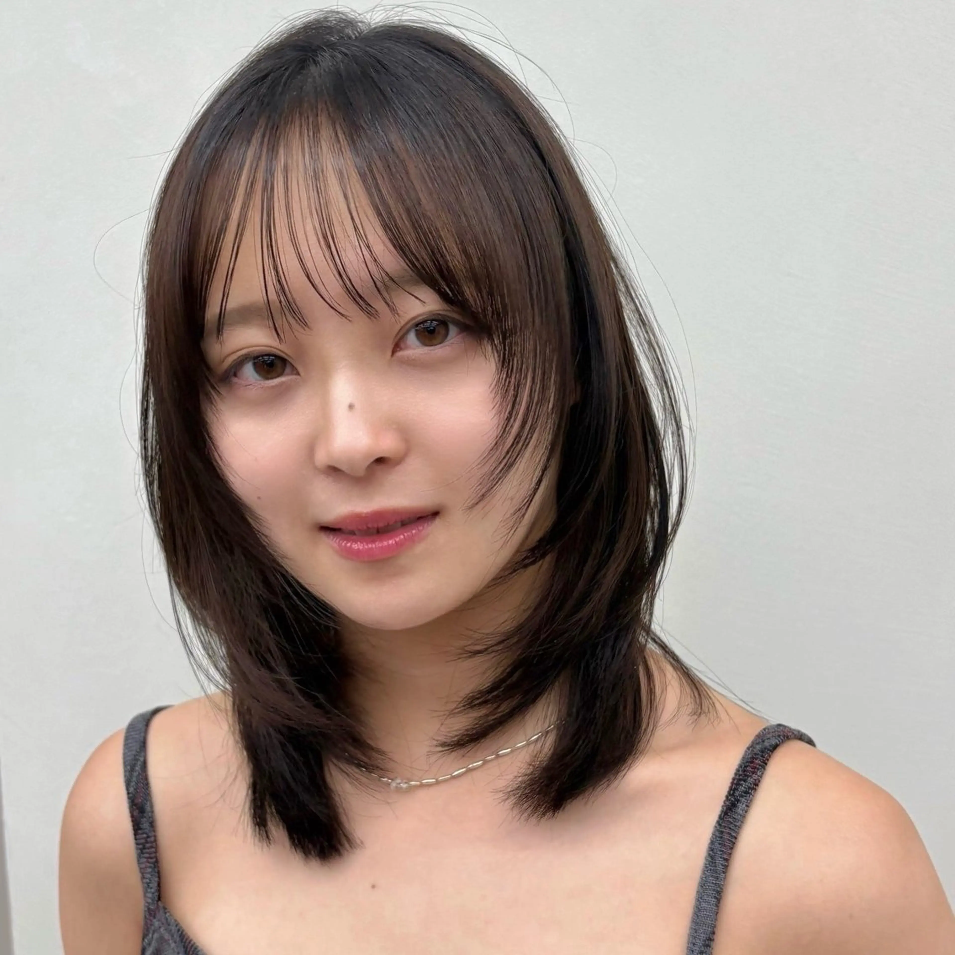 ミディアム ミディアムレイヤー レイヤーカット 後藤 愛美/ショートヘアのヘアスタイル