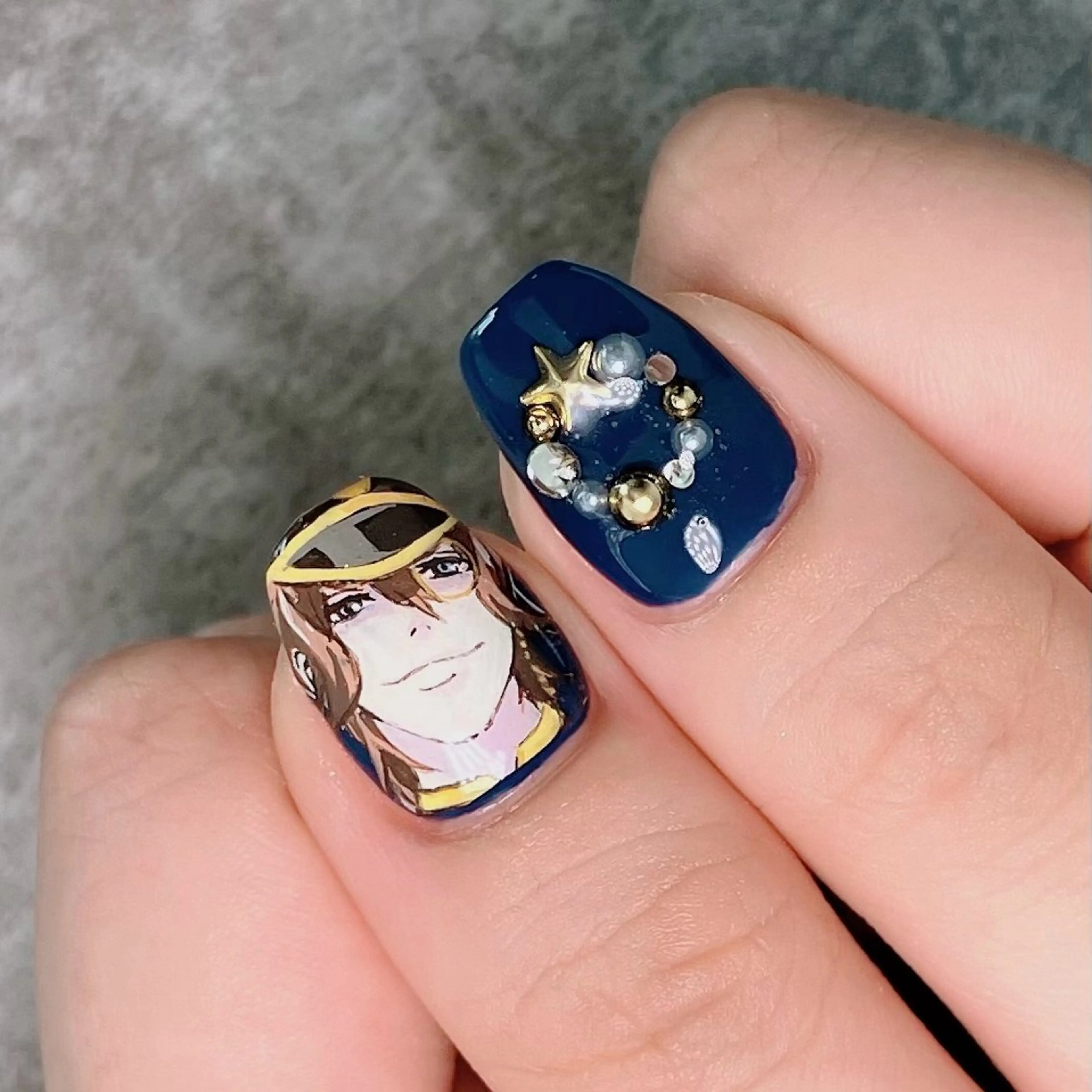 ネイル ハンドネイル ハンドケア haleyume所属・shino🌟 痛ネイルのネイルデザイン