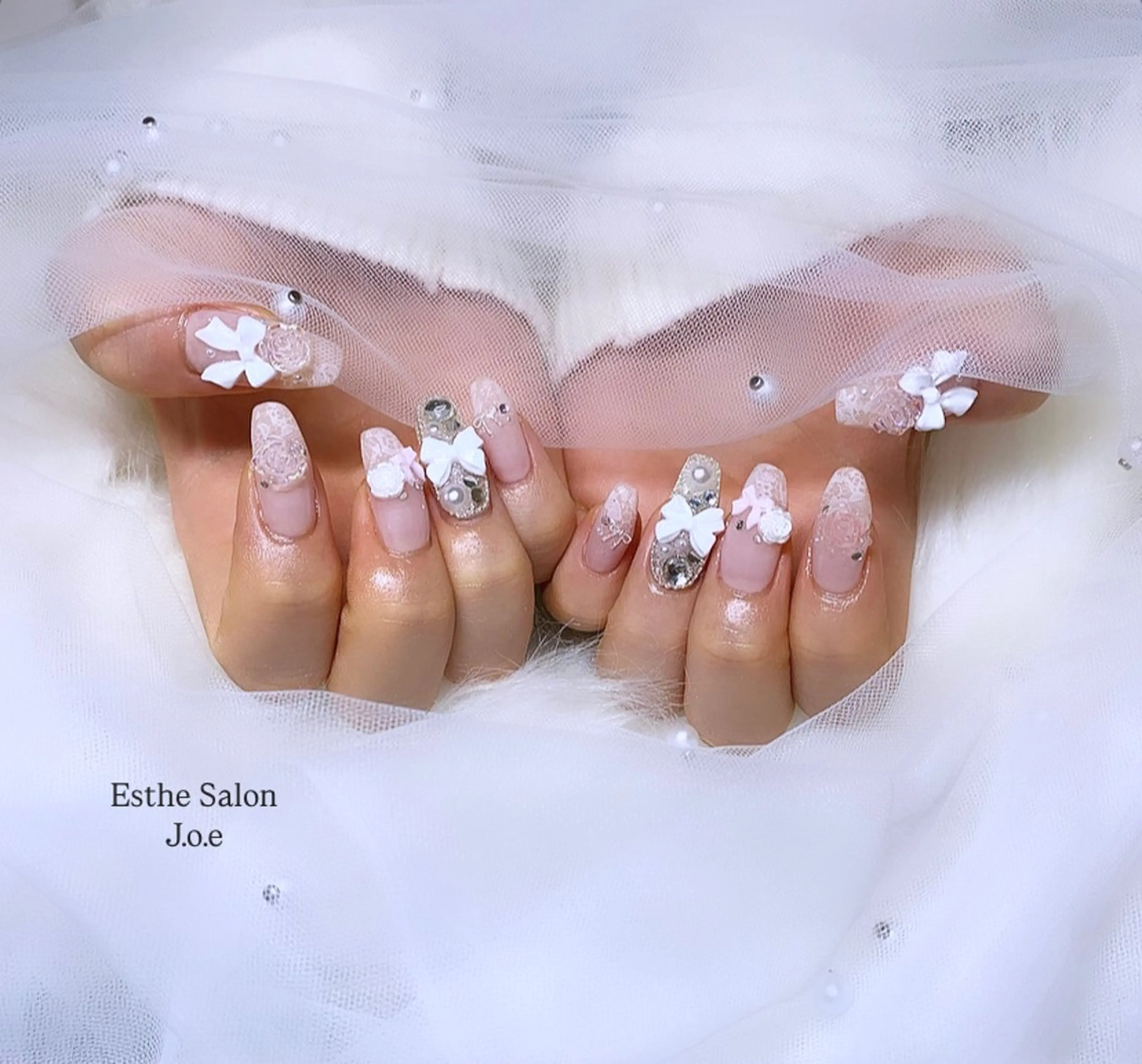 ネイル レース ハンドネイル EstheSalon J.o.e /石堂のネイルデザイン