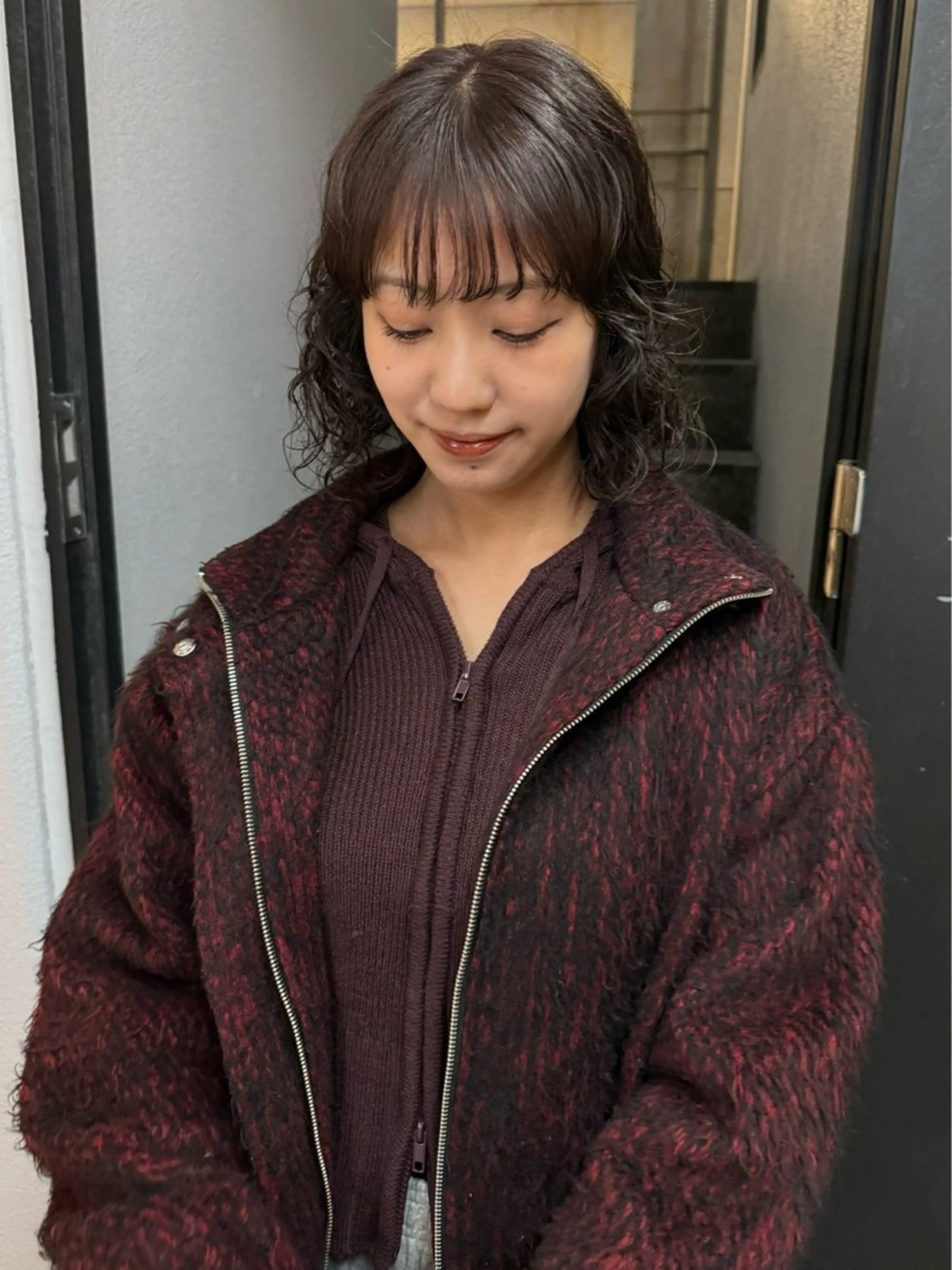 ミディアム パーマ カット パーマ トリートメント 原宿/パーマ 🧺ユウマのヘアスタイル
