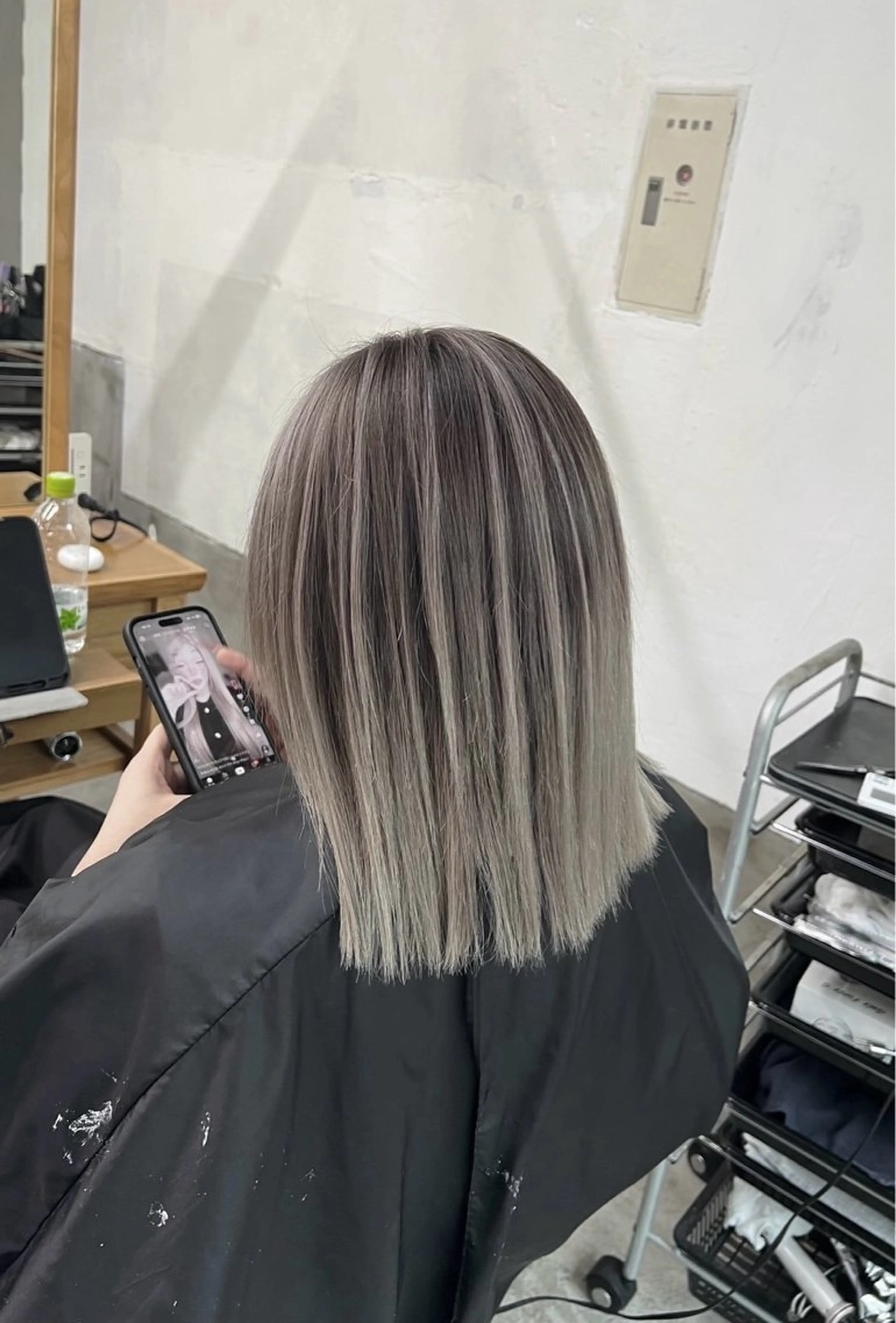 ミディアム カラー バレイヤージュ レイヤーカット ヘアカラー トリートメント ROBIN所属・指名数No.1 /NAOYAのヘアスタイル