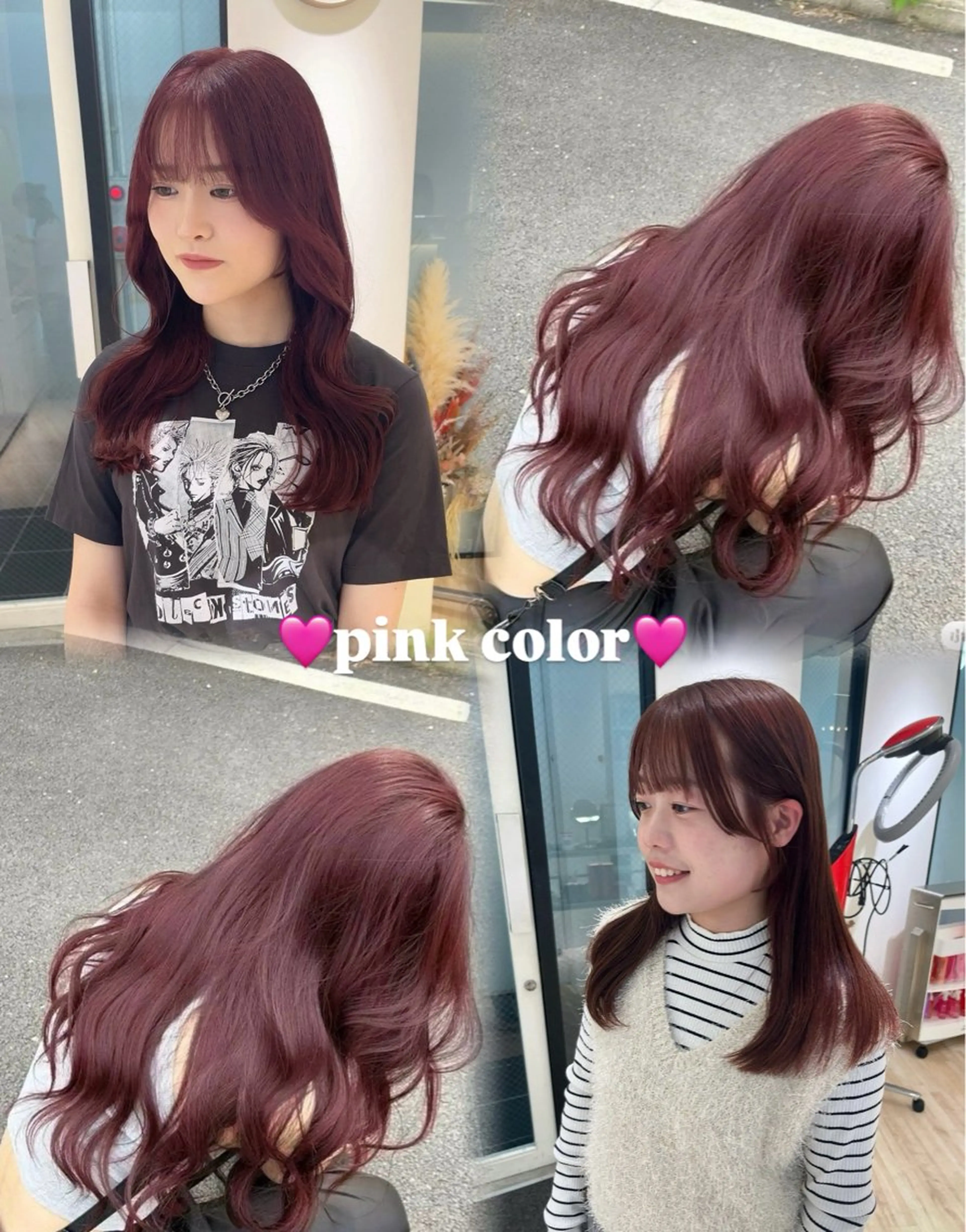 セミロング カラー ヘアカラー ParveMix 🌝🫧山本 玲南のヘアスタイル