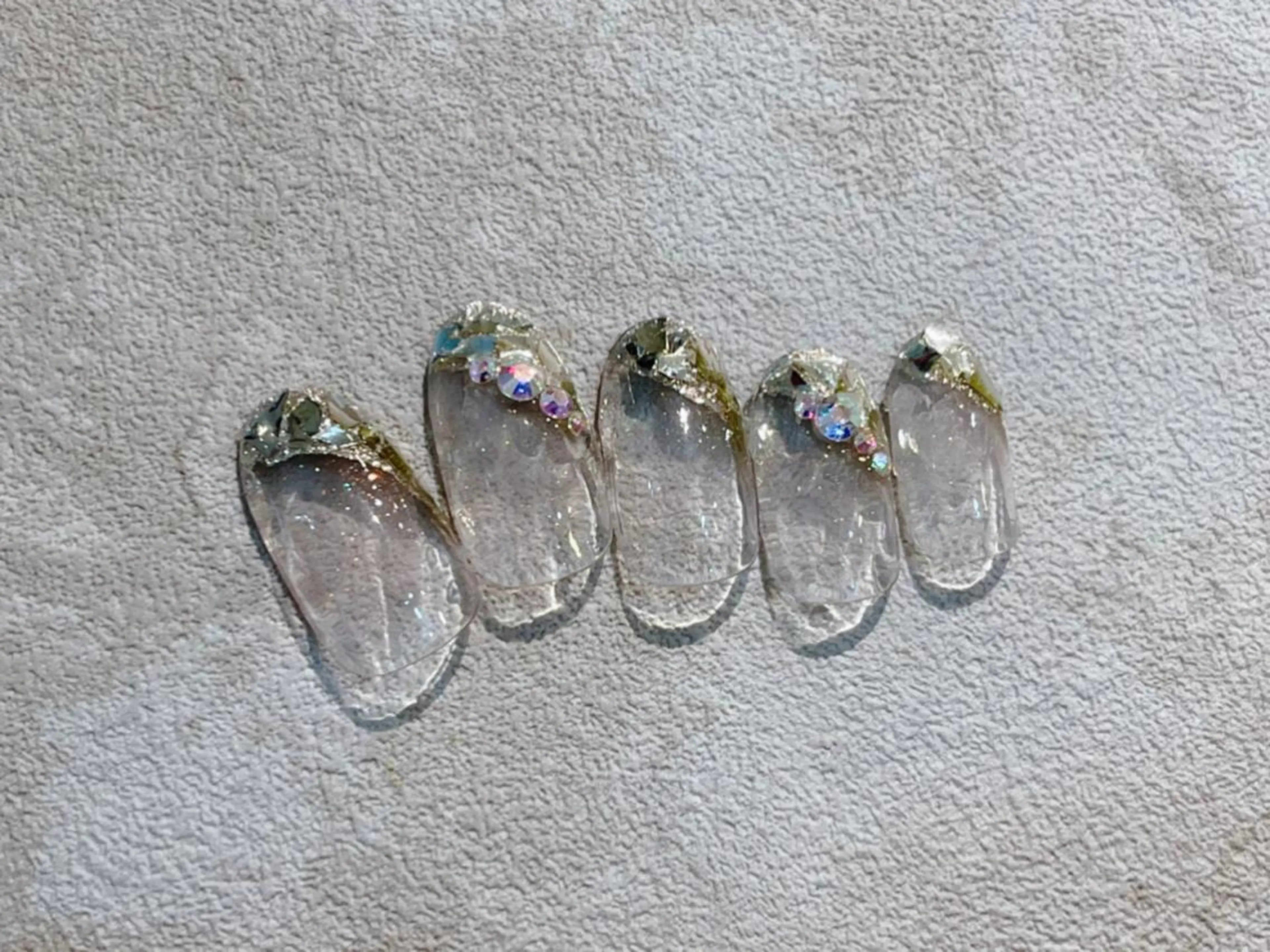 ネイル フレンチネイル ガラスフレンチ Nail Katoのネイルデザイン