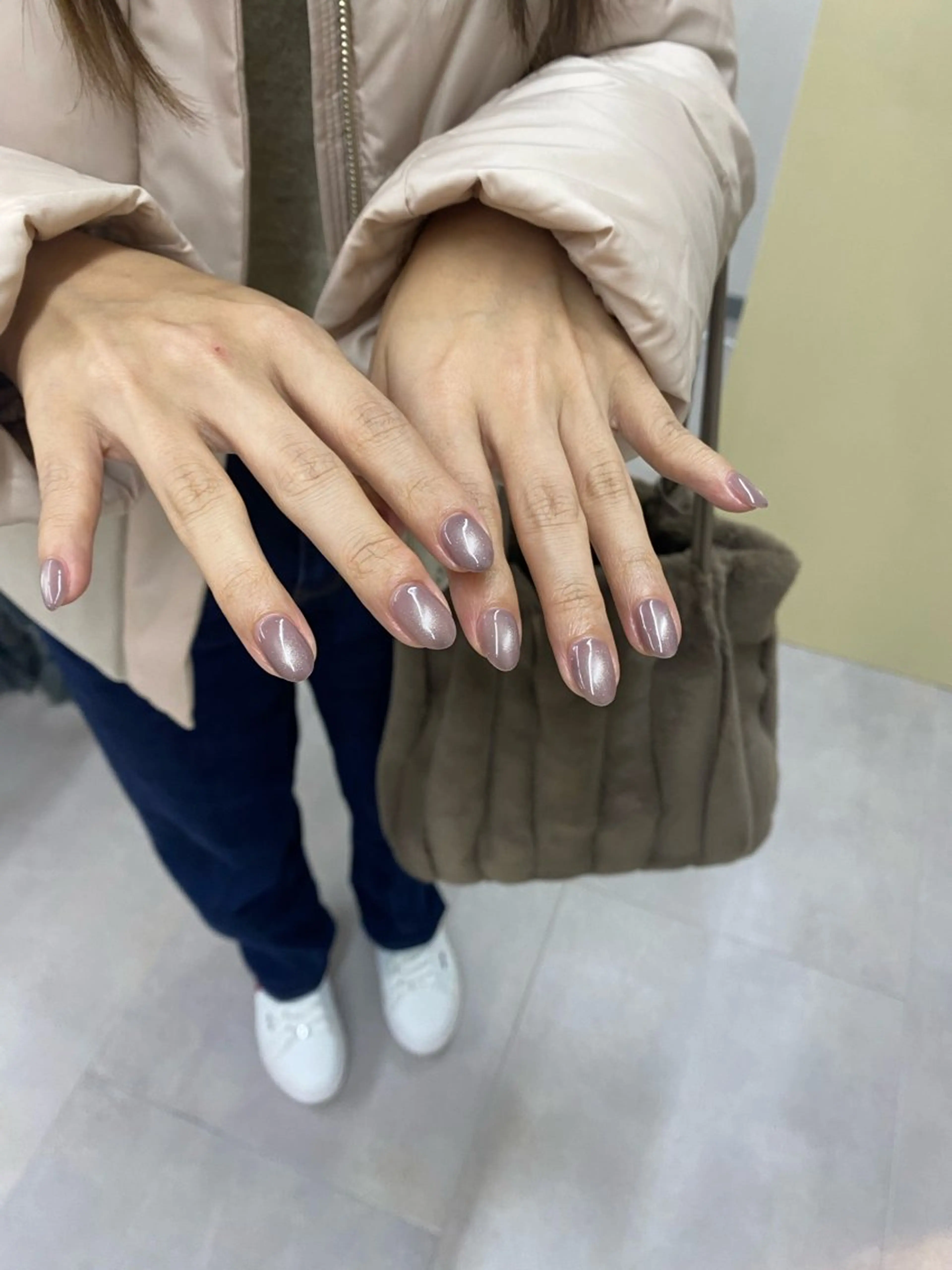 ネイル ハンドネイル ニュアンス / 鉱物 natsukiのネイルデザイン