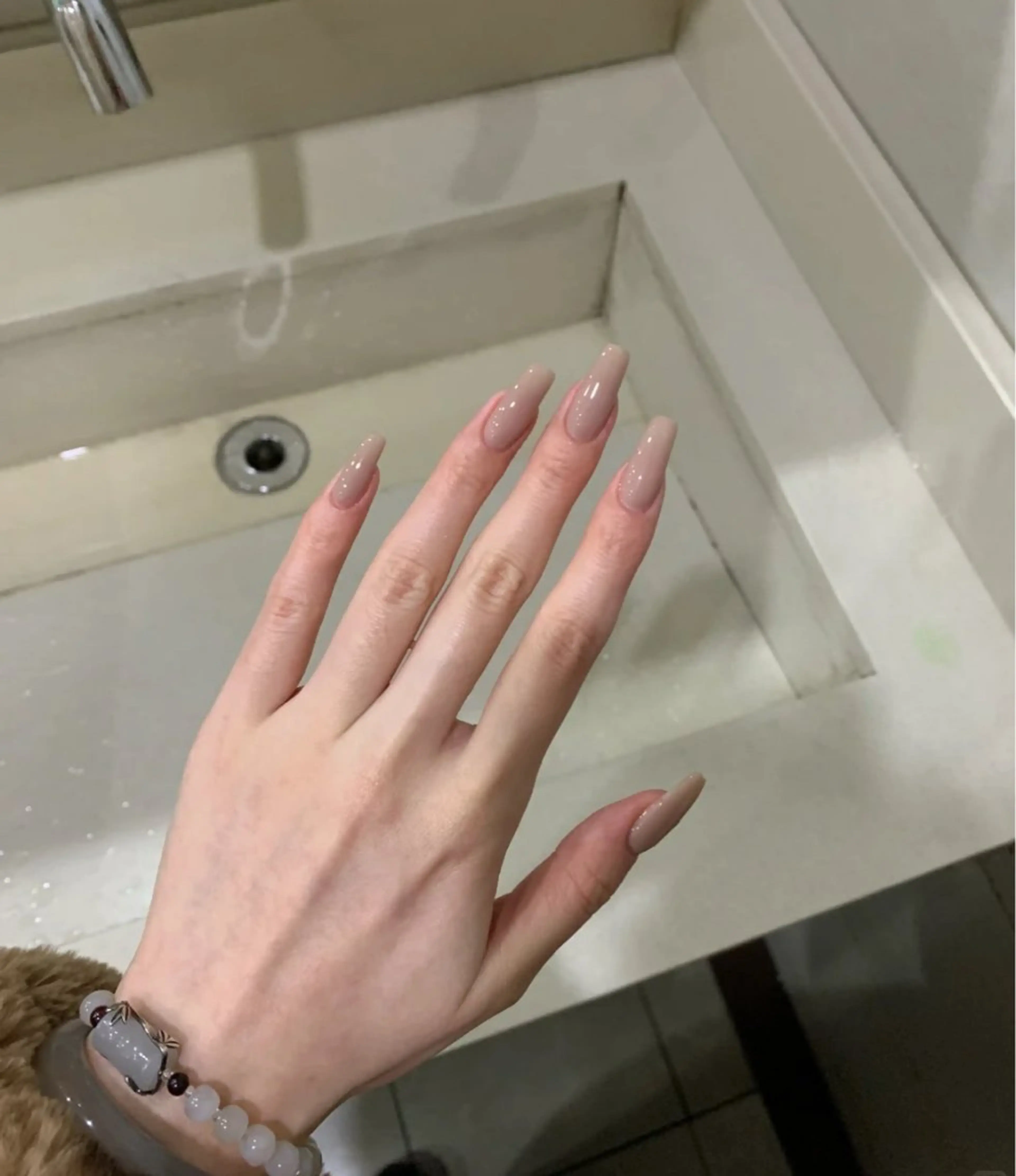 JRネイリスト　チップ長さだしワンカラー　オフなしの写真