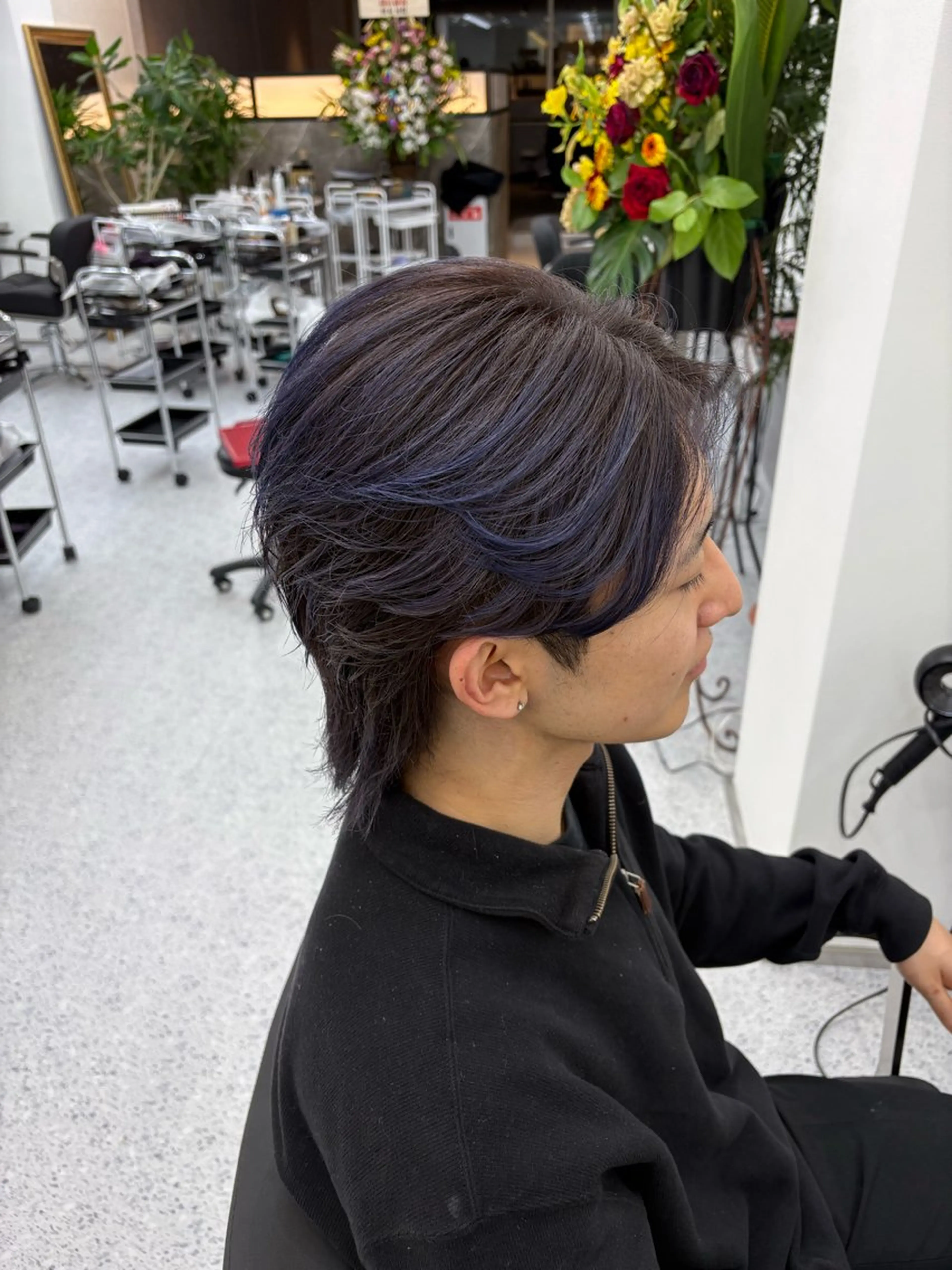 カラー メンズ 笹江 瑞穂のヘアスタイル