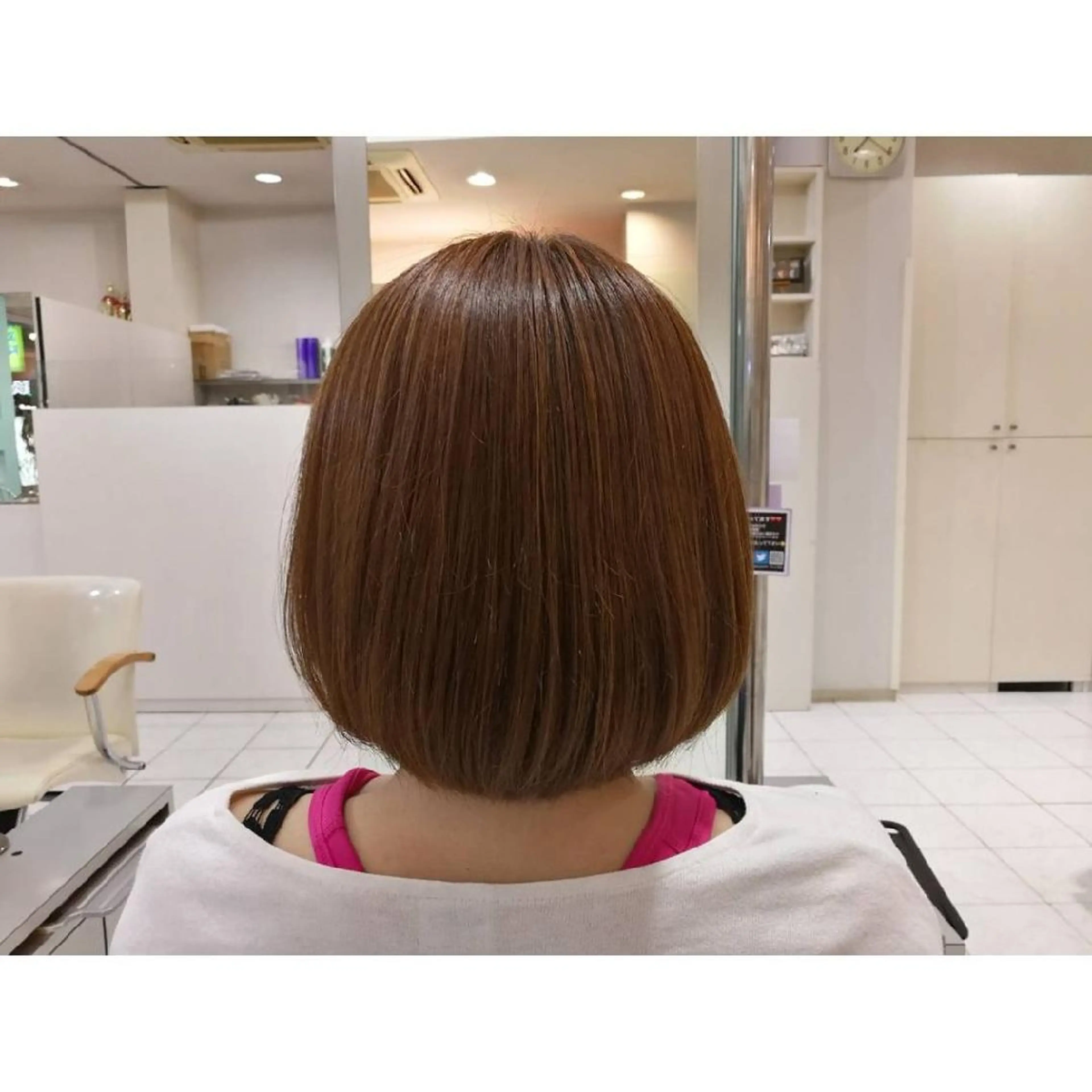 ミディアム トリートメント カット ヘアカラー 生田 博紀のヘアスタイル