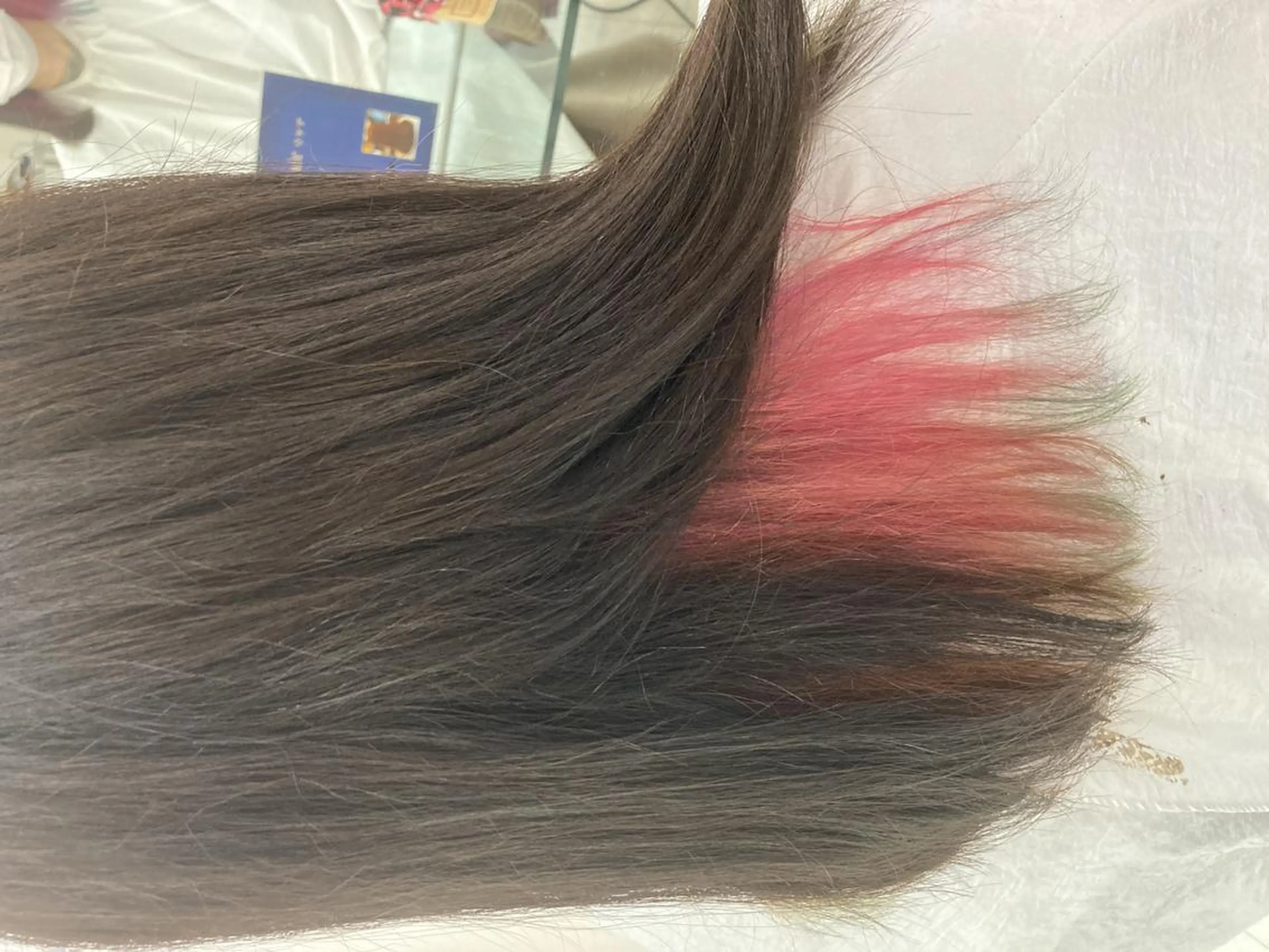 セミロング カラー インナーカラー ヘアカラー 🌸美髪の魔法＊ リラジュネス🌸のヘアスタイル