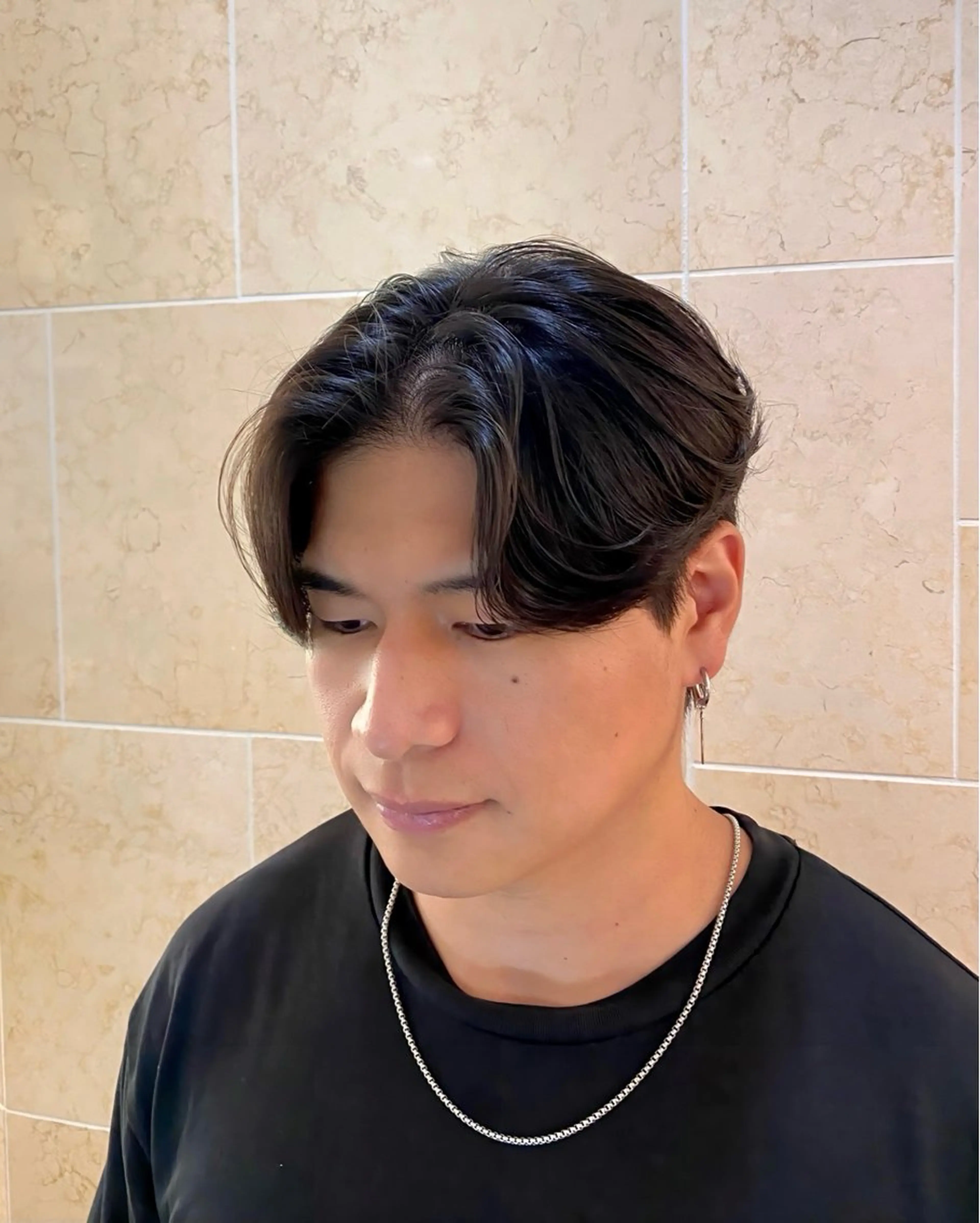 パーマ メンズ MAZE梅田所属・韓国メンズヘア関戸 和輝🇰🇷のヘアスタイル