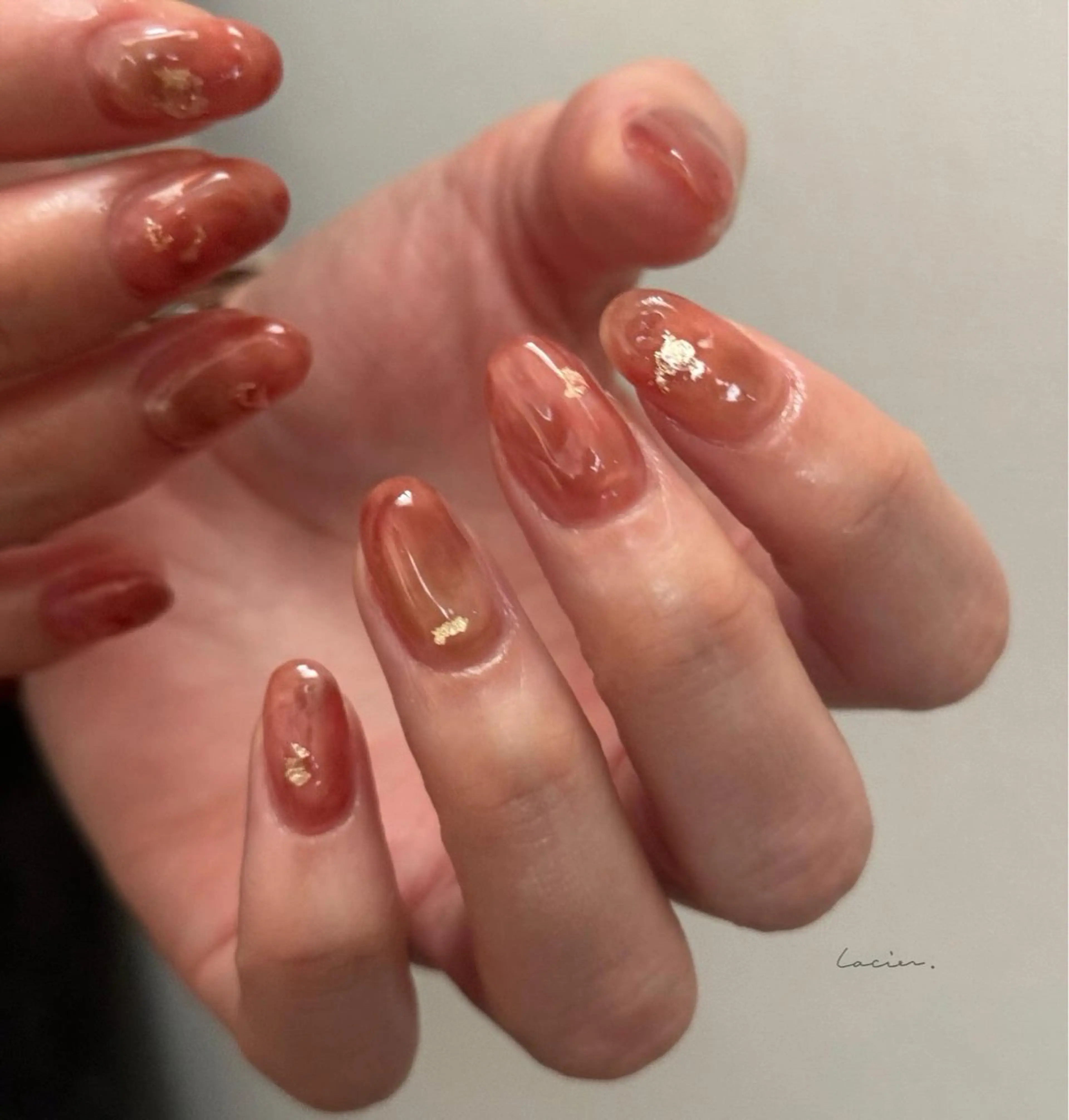 ネイル ニュアンスネイル ハンドネイル lacier nailのネイルデザイン