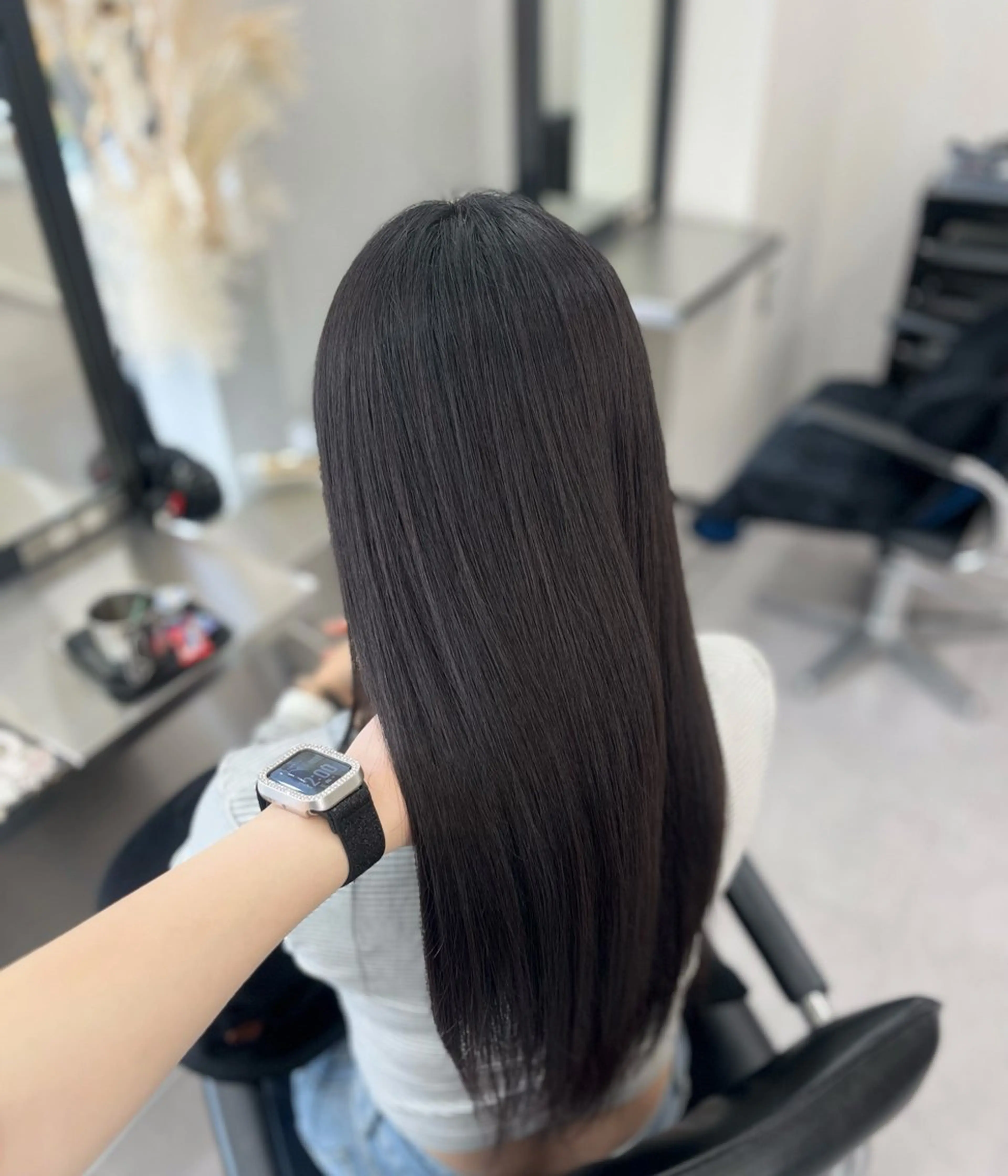 ロング カット ヘアカラー Itsuki/心斎橋 髪質改善/暗髪カラーのヘアスタイル