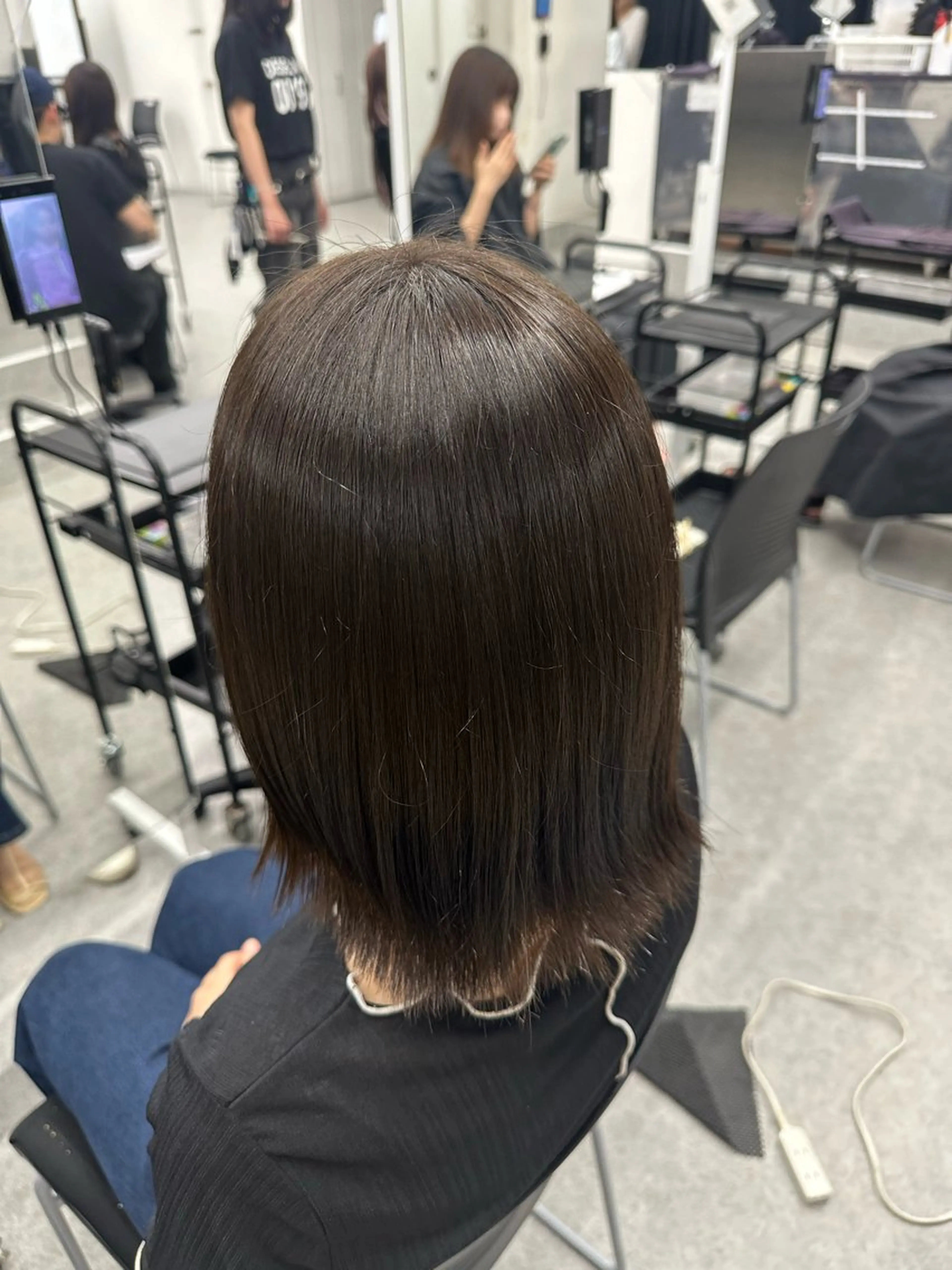 ミディアム カラー 髪質改善 トリートメント 🐺メンズパーマ マッシュ　あさひ🐺のヘアスタイル