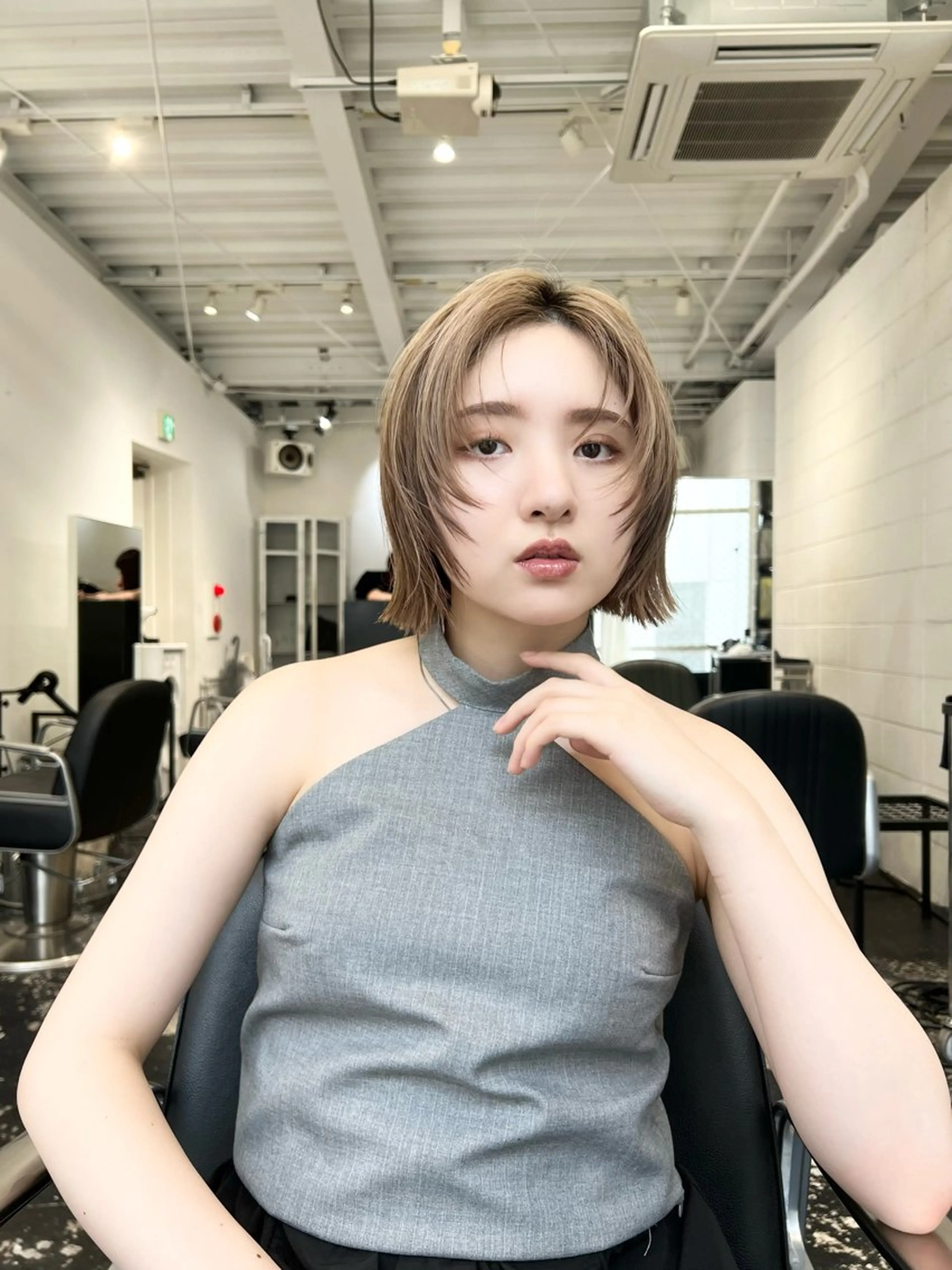 ミディアム カラー カット ヘアカラー トリートメント HARU//原宿🤍 リピート率NO.1のヘアスタイル