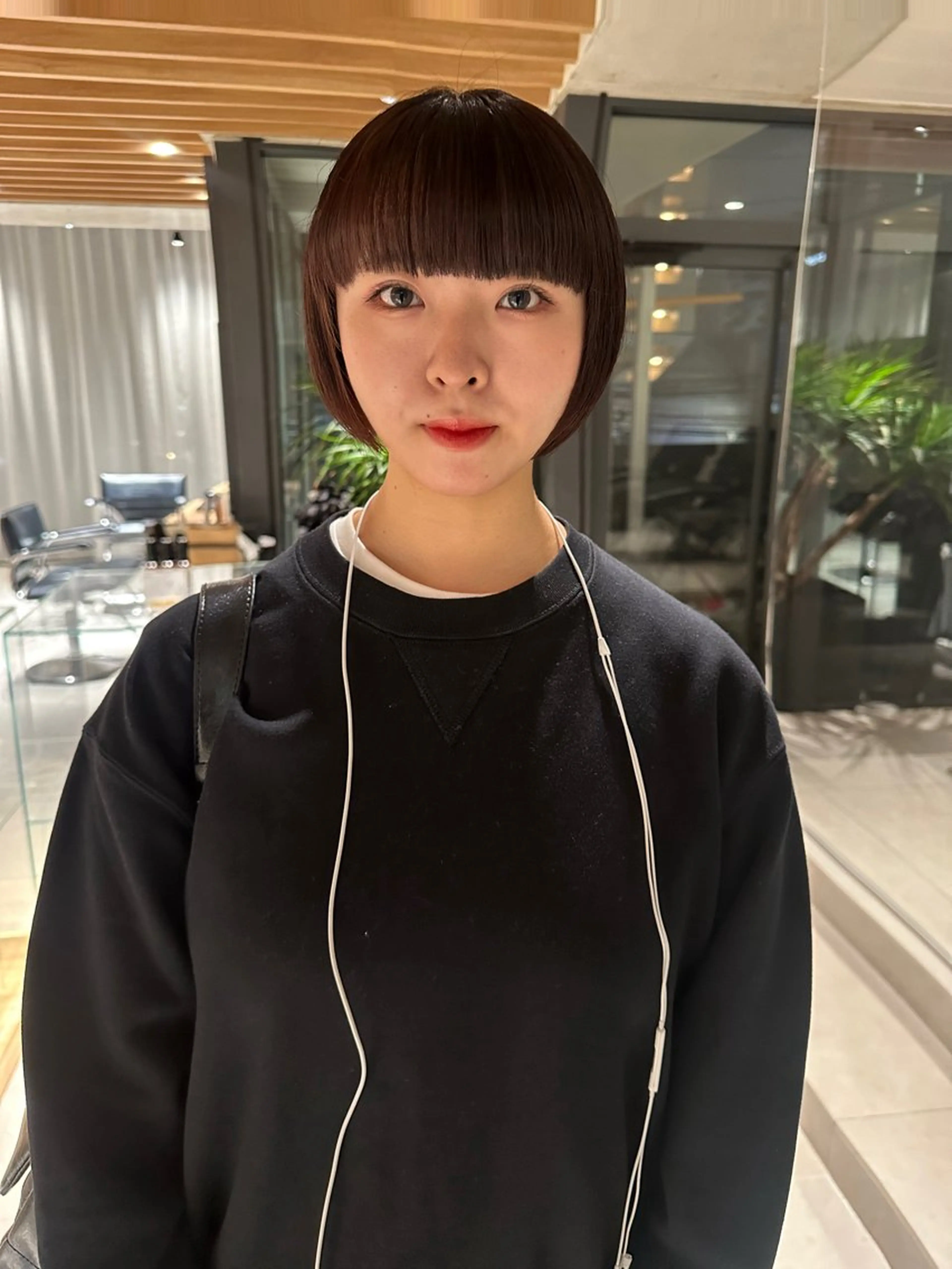 ショートカットの写真