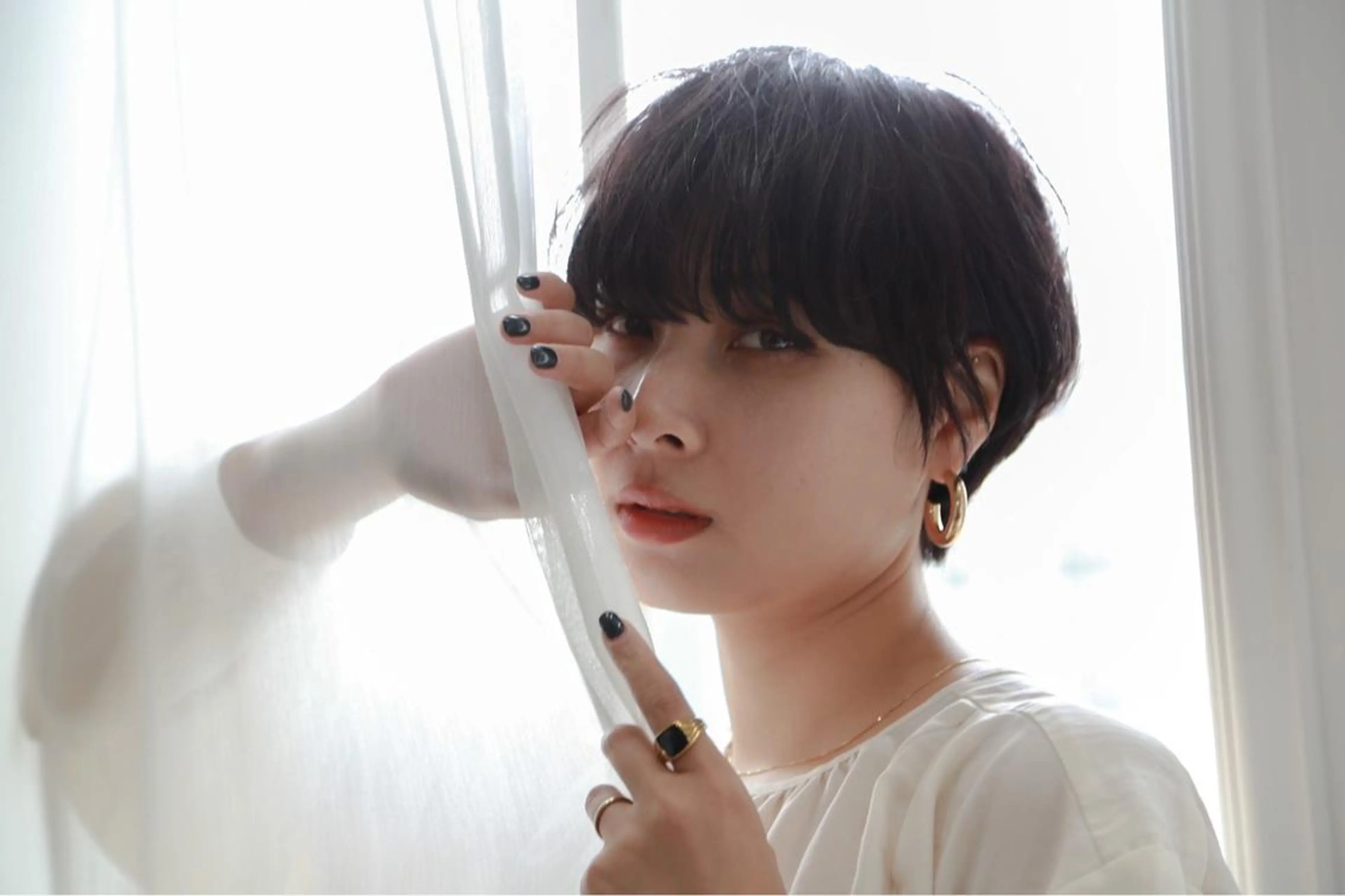 ショート 中川 茜里のヘアスタイル