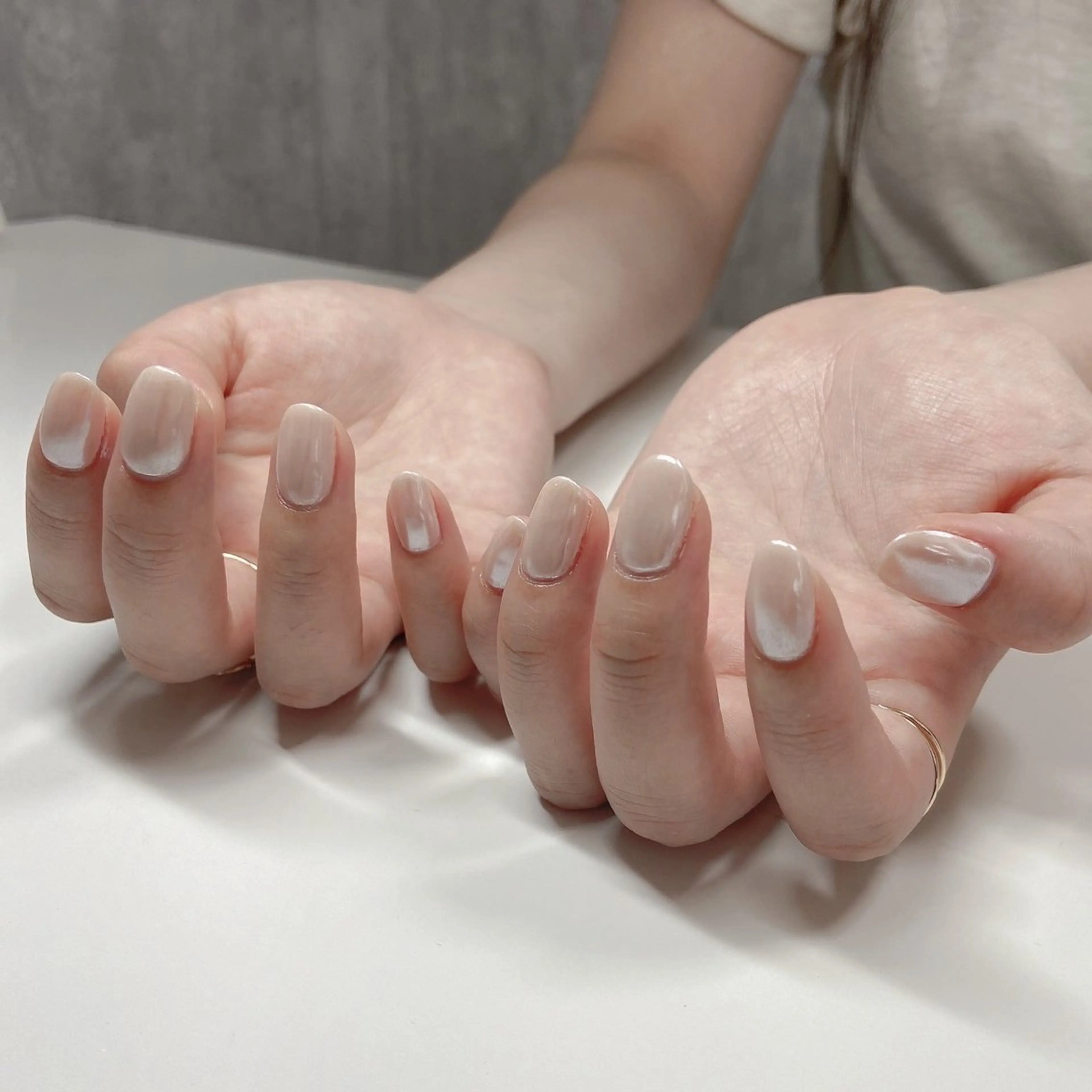 ネイル オーロラネイル ワンカラーネイル private salon MUMEI所属・🫧 KAORIのネイルデザイン