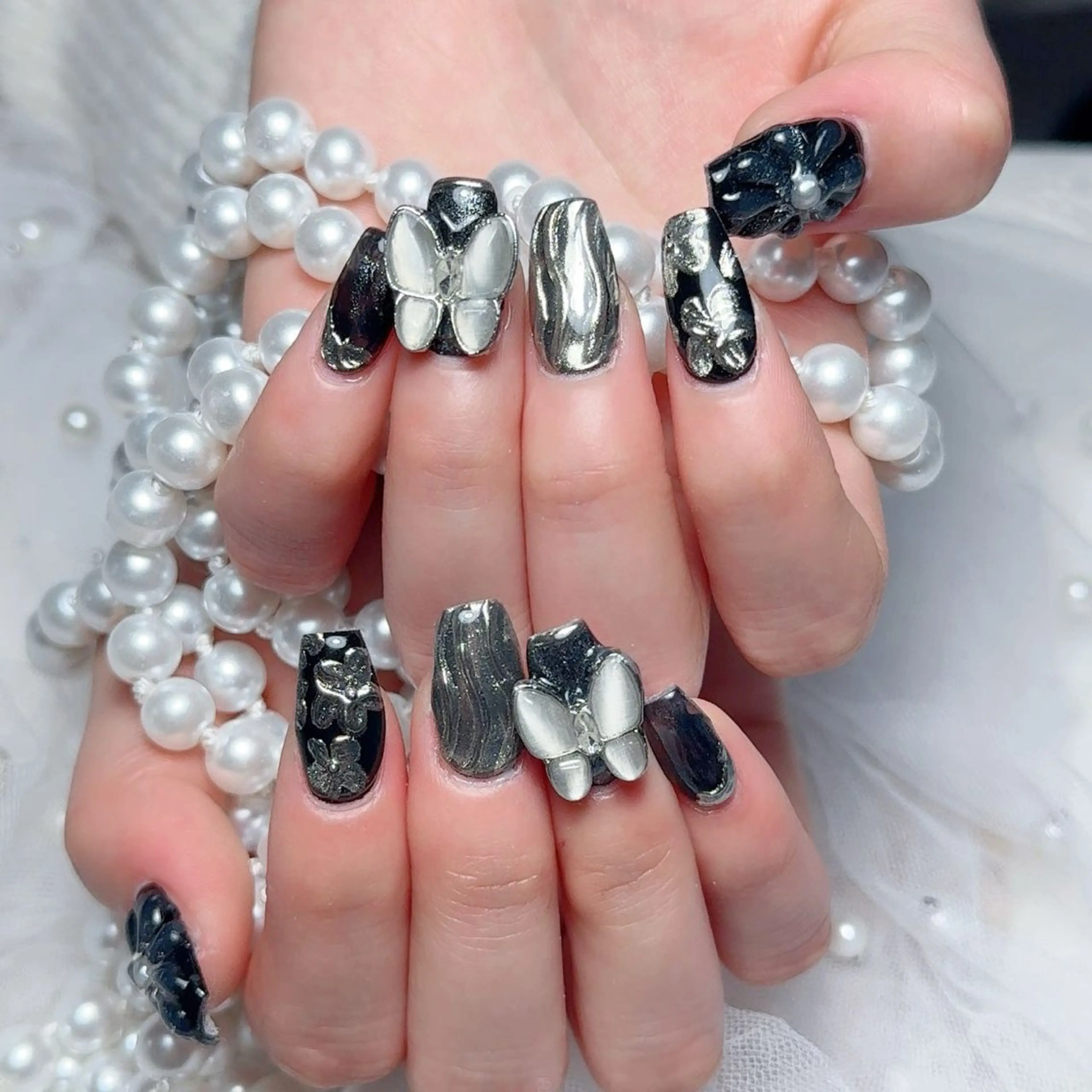 ネイル M🌷nail 長さだし専門店のネイルデザイン