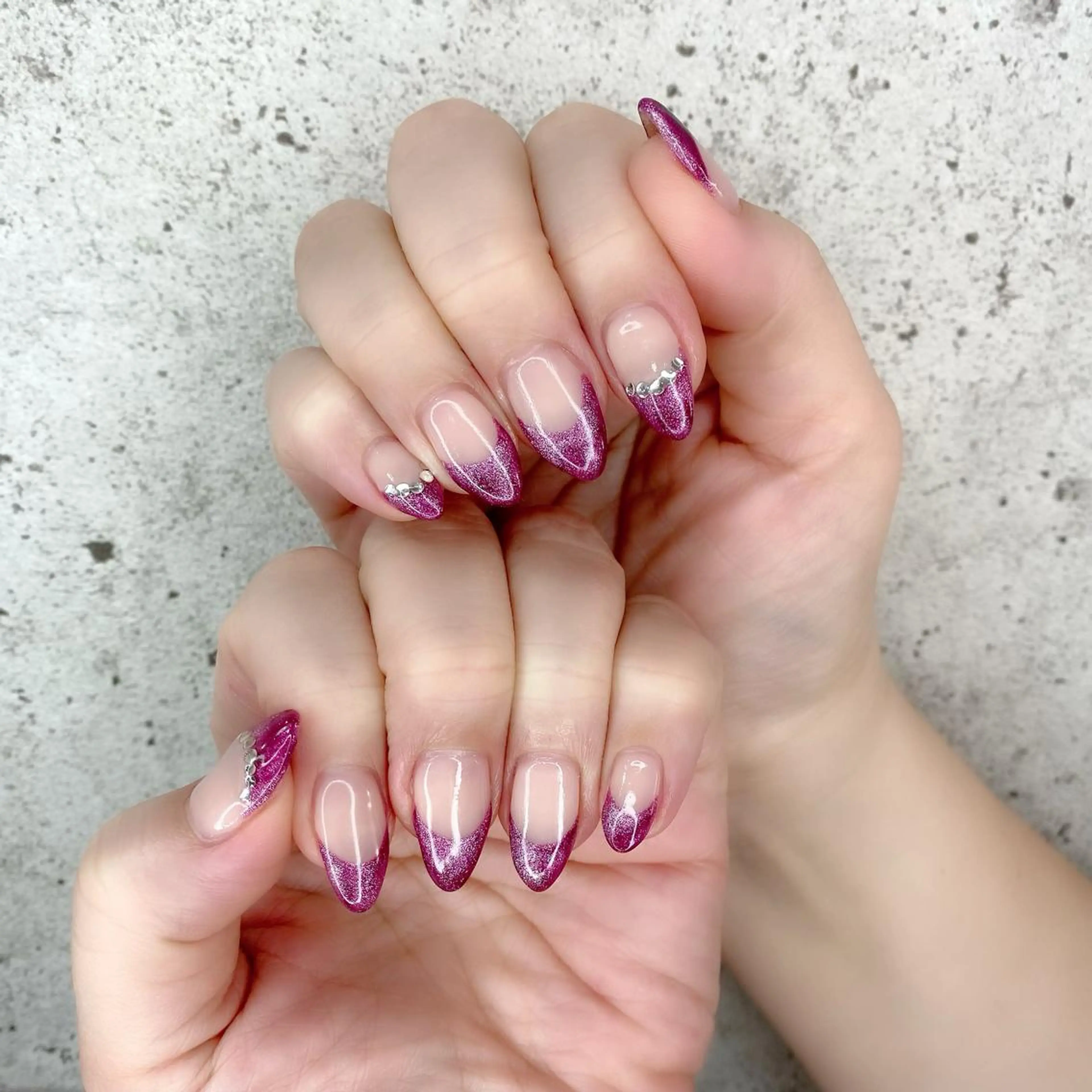 セミロング カラー パーマ ヘアアレンジ メンズ キッズ ネイル マツエク・マツパ アイブロウ 入学式 卒業式のヘアスタイル 入学式 フレンチネイル 卒業式 ハンドネイル Salon Kのネイルデザイン