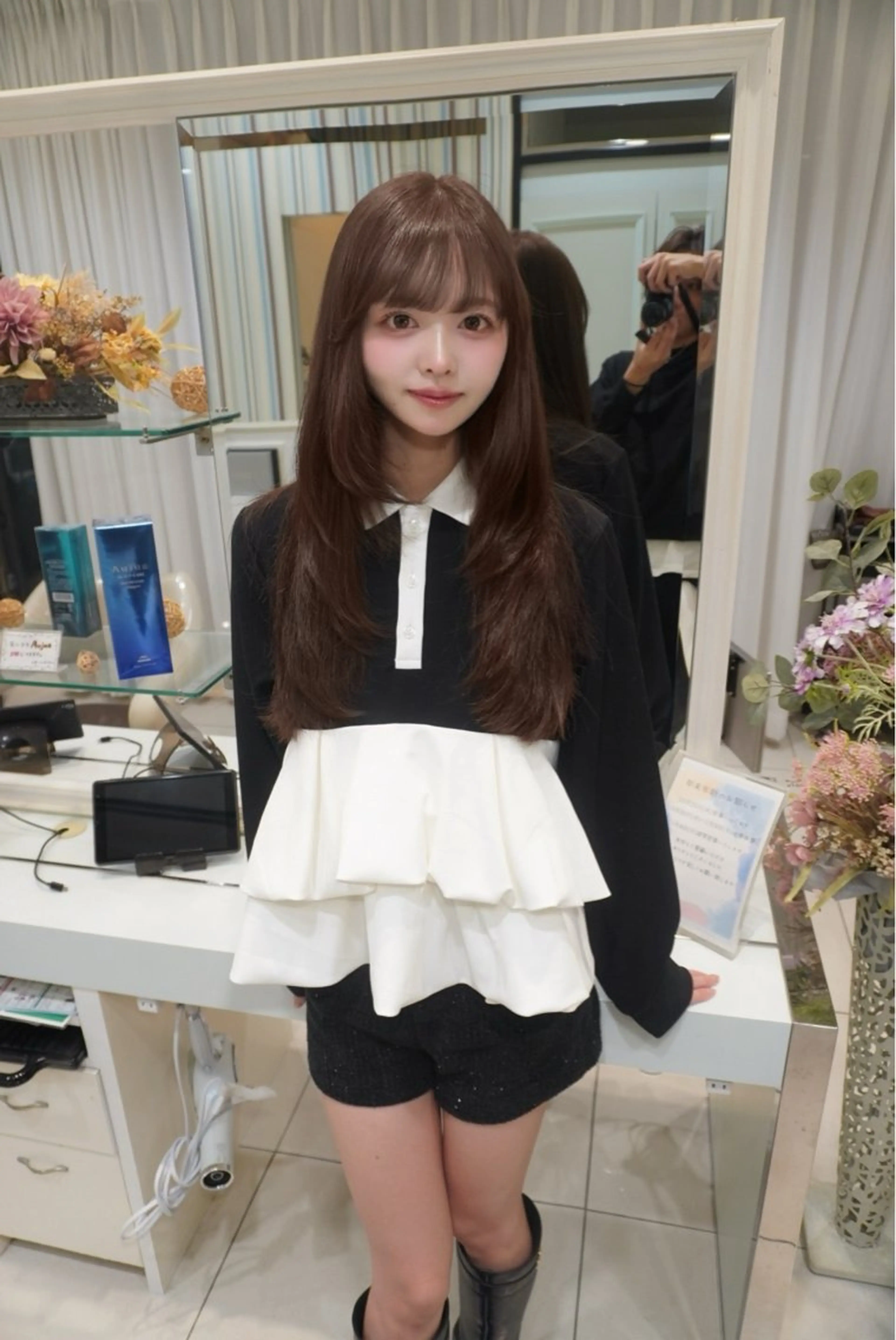 ロング カット ヘアカラー トリートメント ♡【𝐀𝐬𝐡】♡ 徳井はやとのヘアスタイル