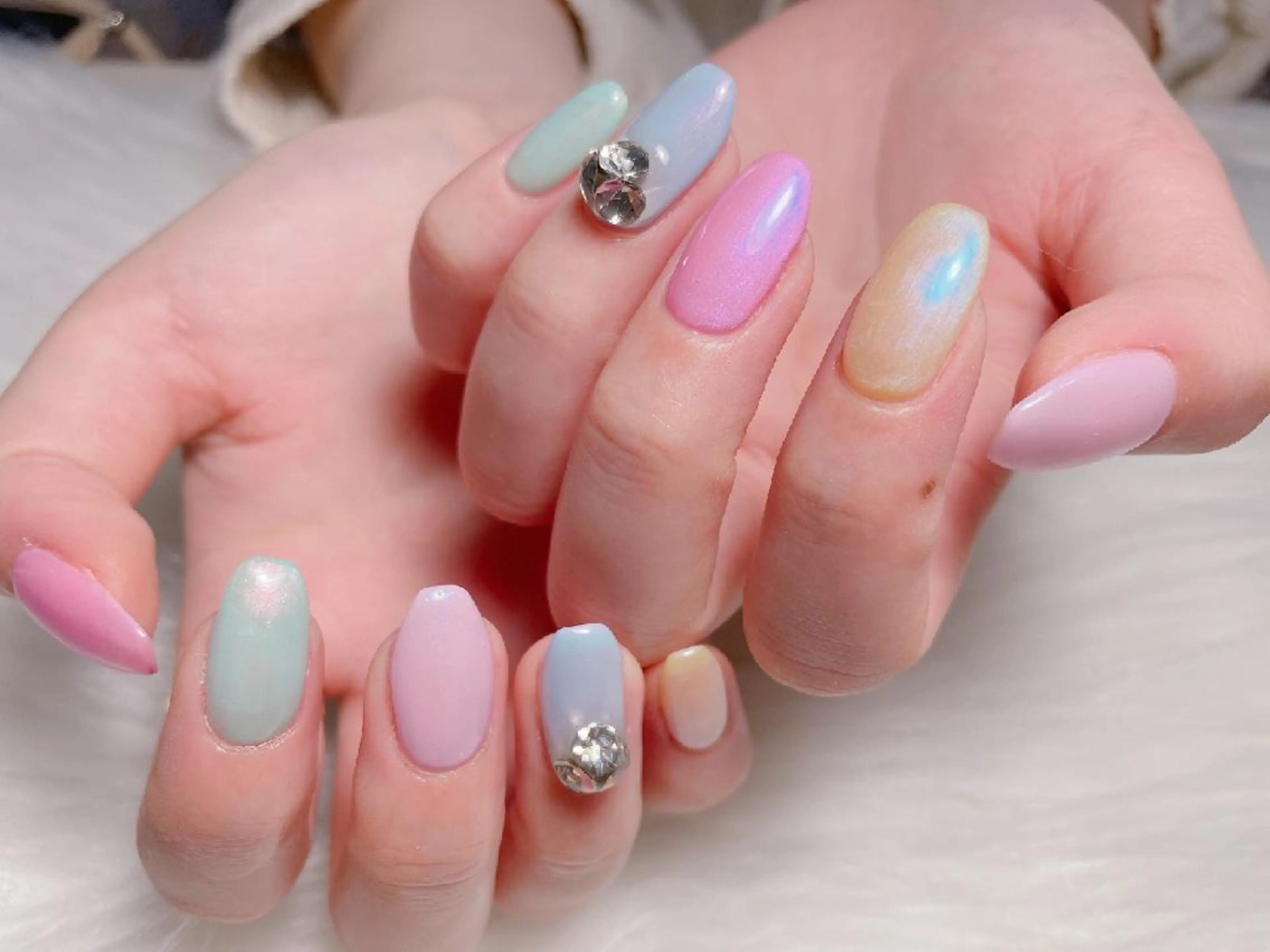 ネイル 🎀Yumi✨ 長さ出し専門のネイルデザイン