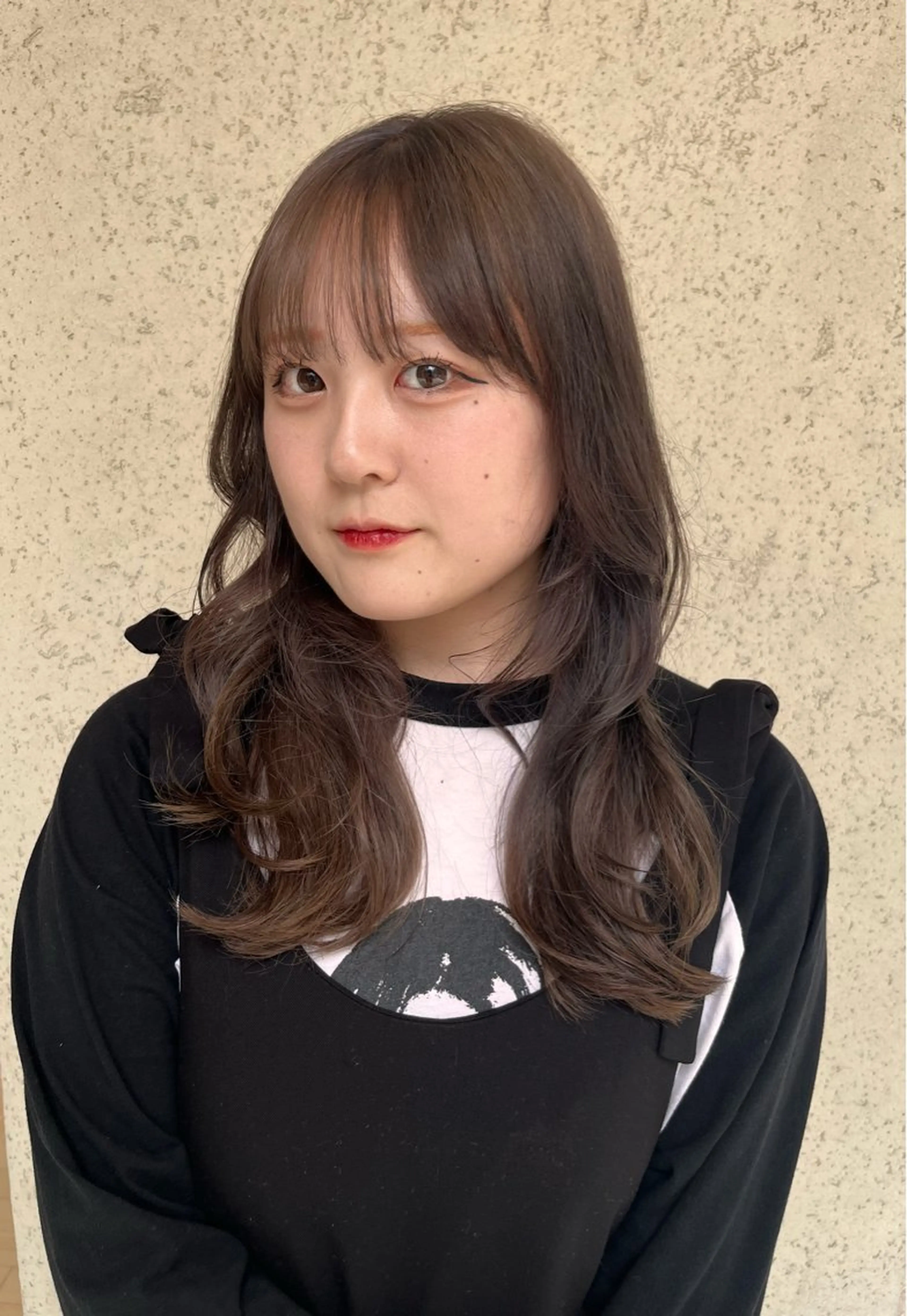 ロング カラー ブリーチ 透明感カラー 平間 稔希のヘアスタイル