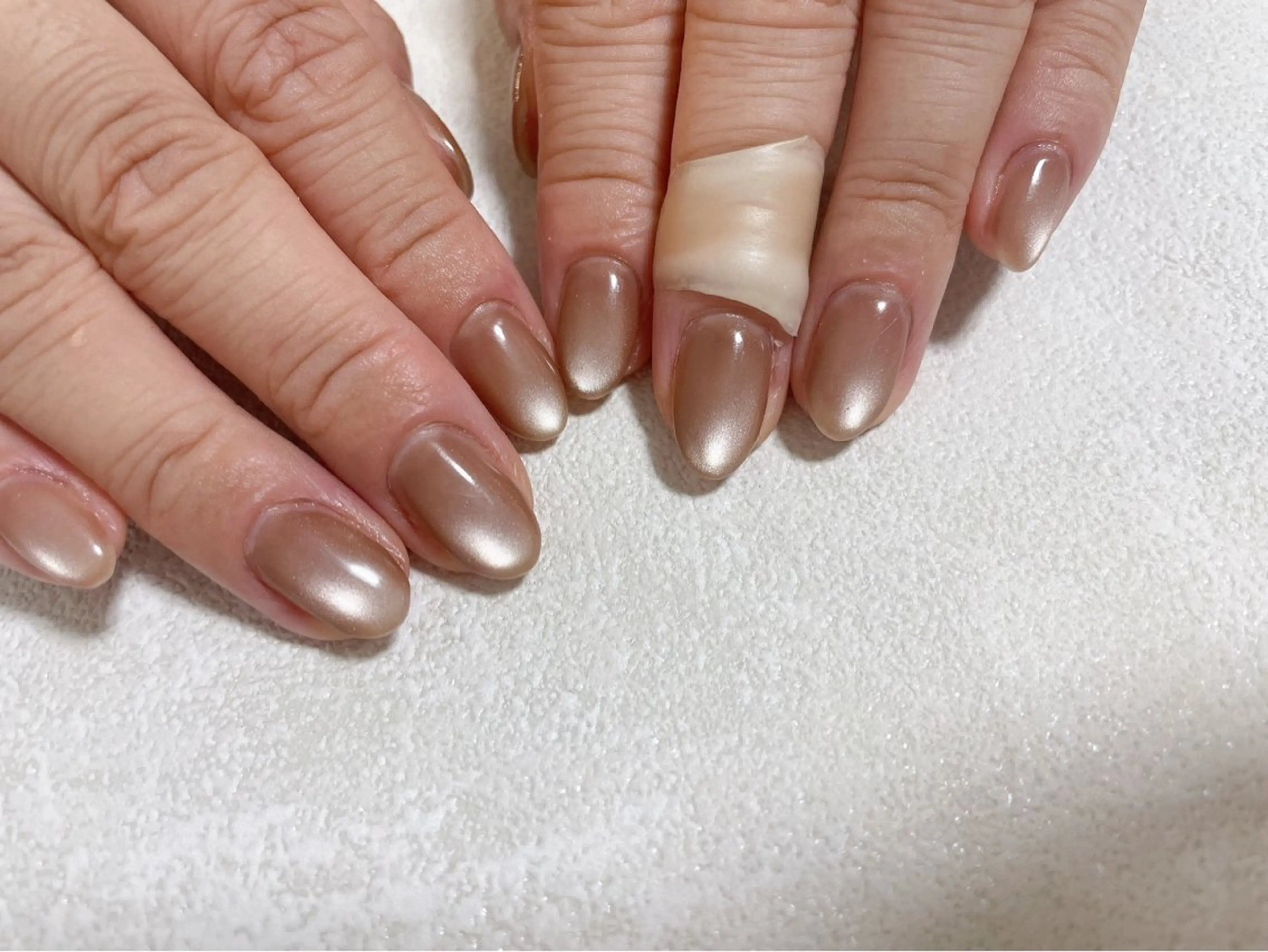 ネイル オーロラネイル フットネイル フレンチネイル ジェルネイル マグネットネイル ハンドネイル Mogu nail 二子玉川のネイルデザイン