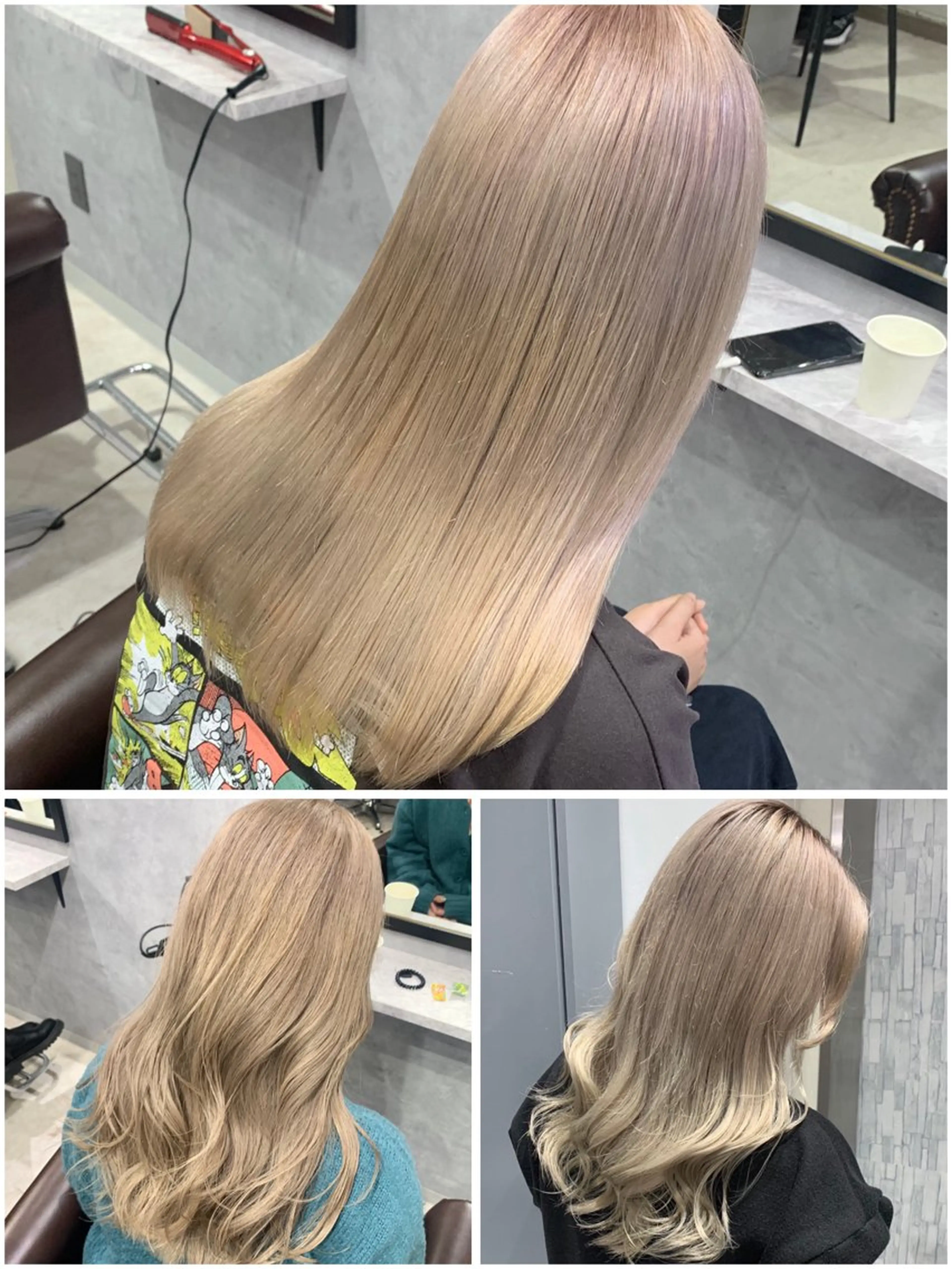 ロング ヘアカラー トリートメント 池袋/ダブルカラー GLADGE🩵のヘアスタイル