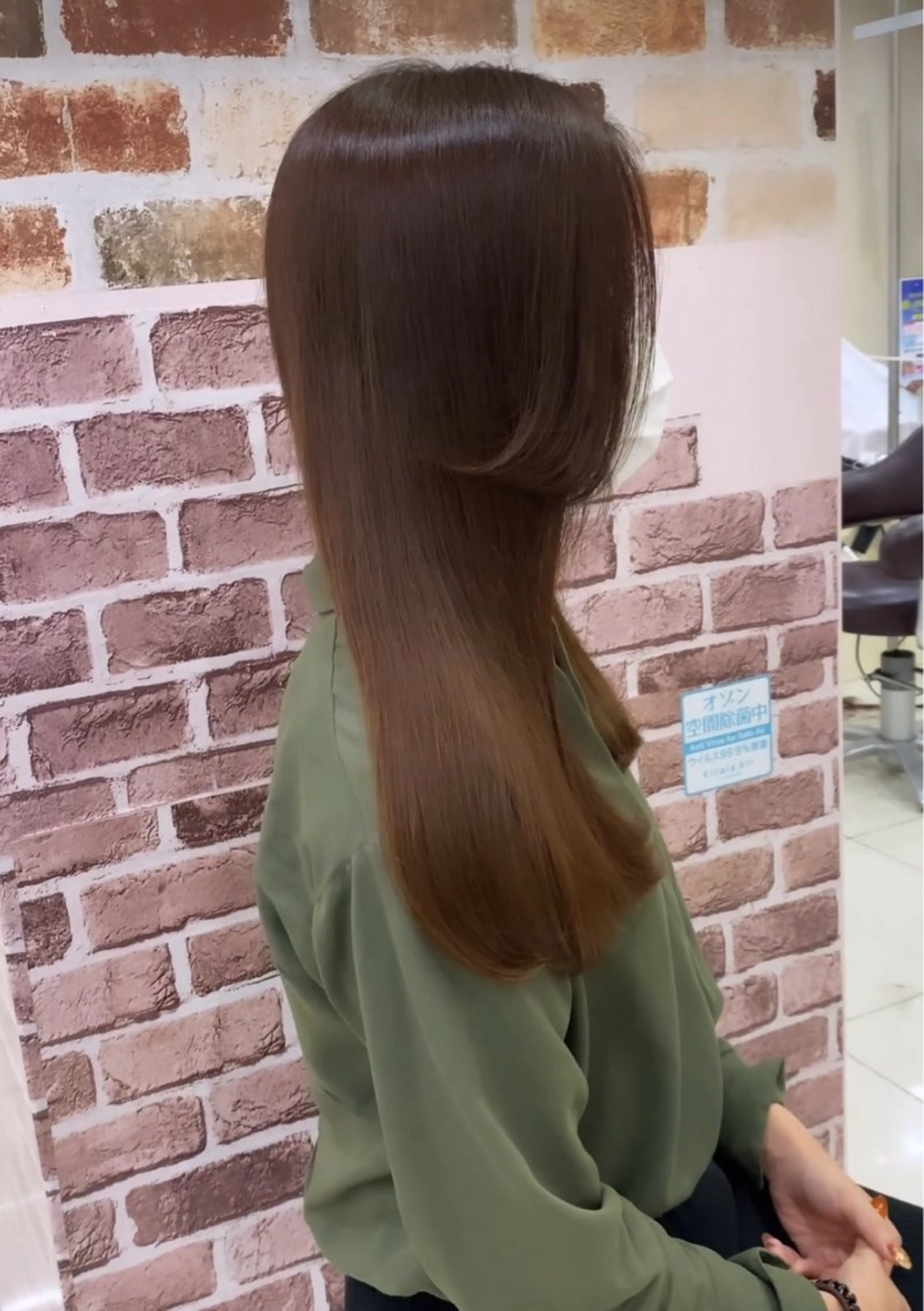 ロング カラー カット ヘアカラー トリートメント ボブ、韓国特化 ✨中野悠のヘアスタイル