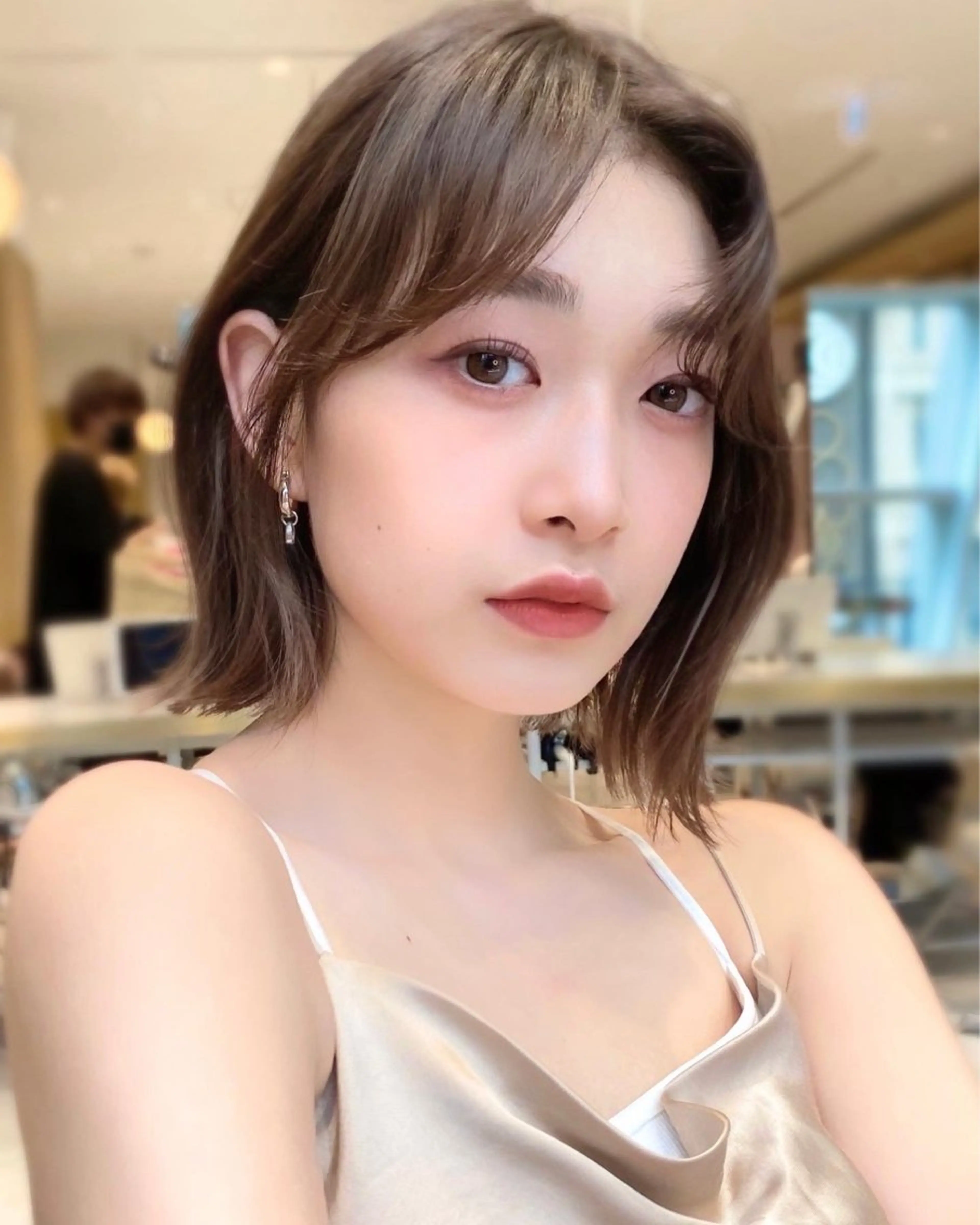 ショート カラー パーマ ヘアアレンジ カット 小野寺瑞希 /最小顔カットのヘアスタイル