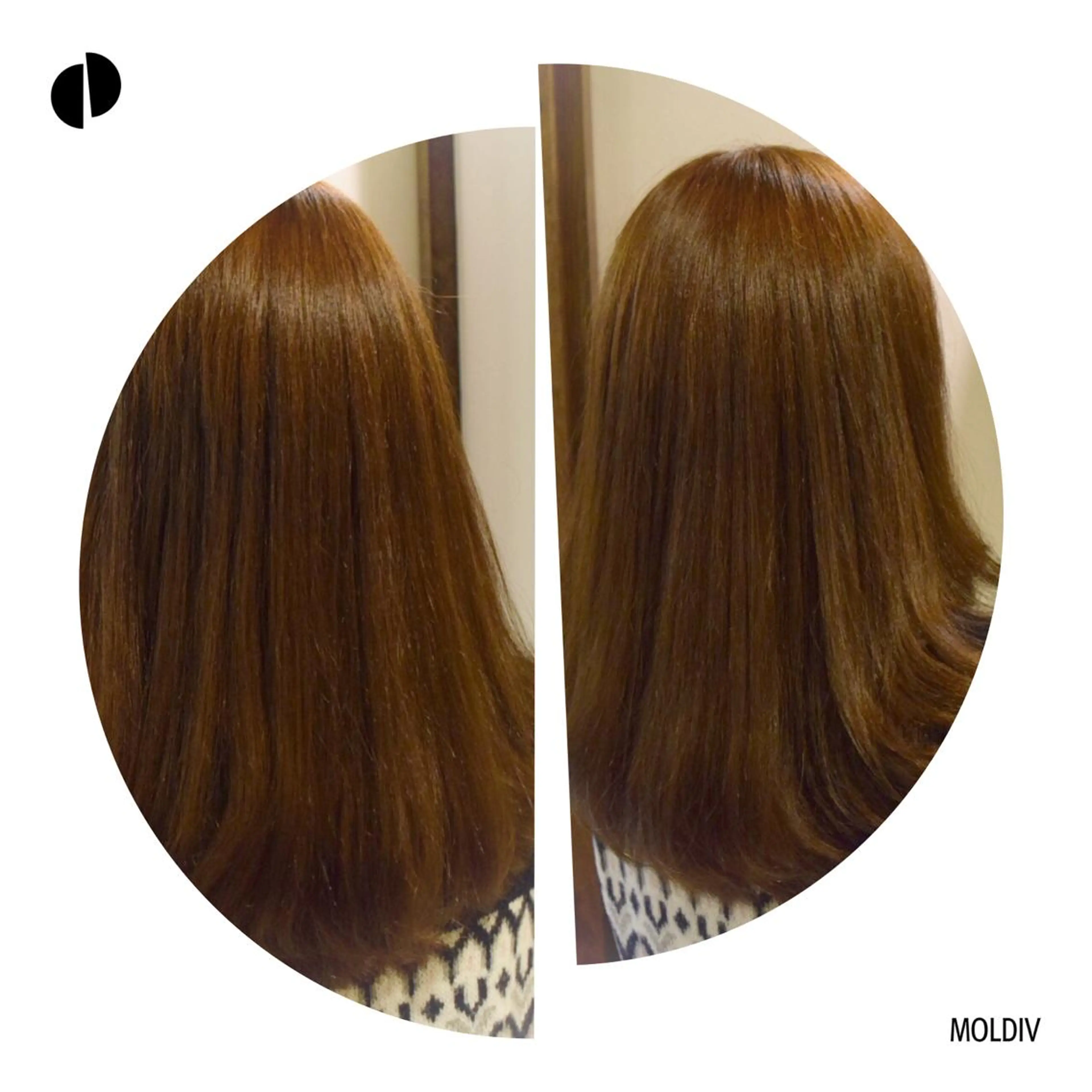 セミロング ロング カラー ブラウンカラー ✨縮毛矯正✨髪質改善 ナカシマ ユミのヘアスタイル