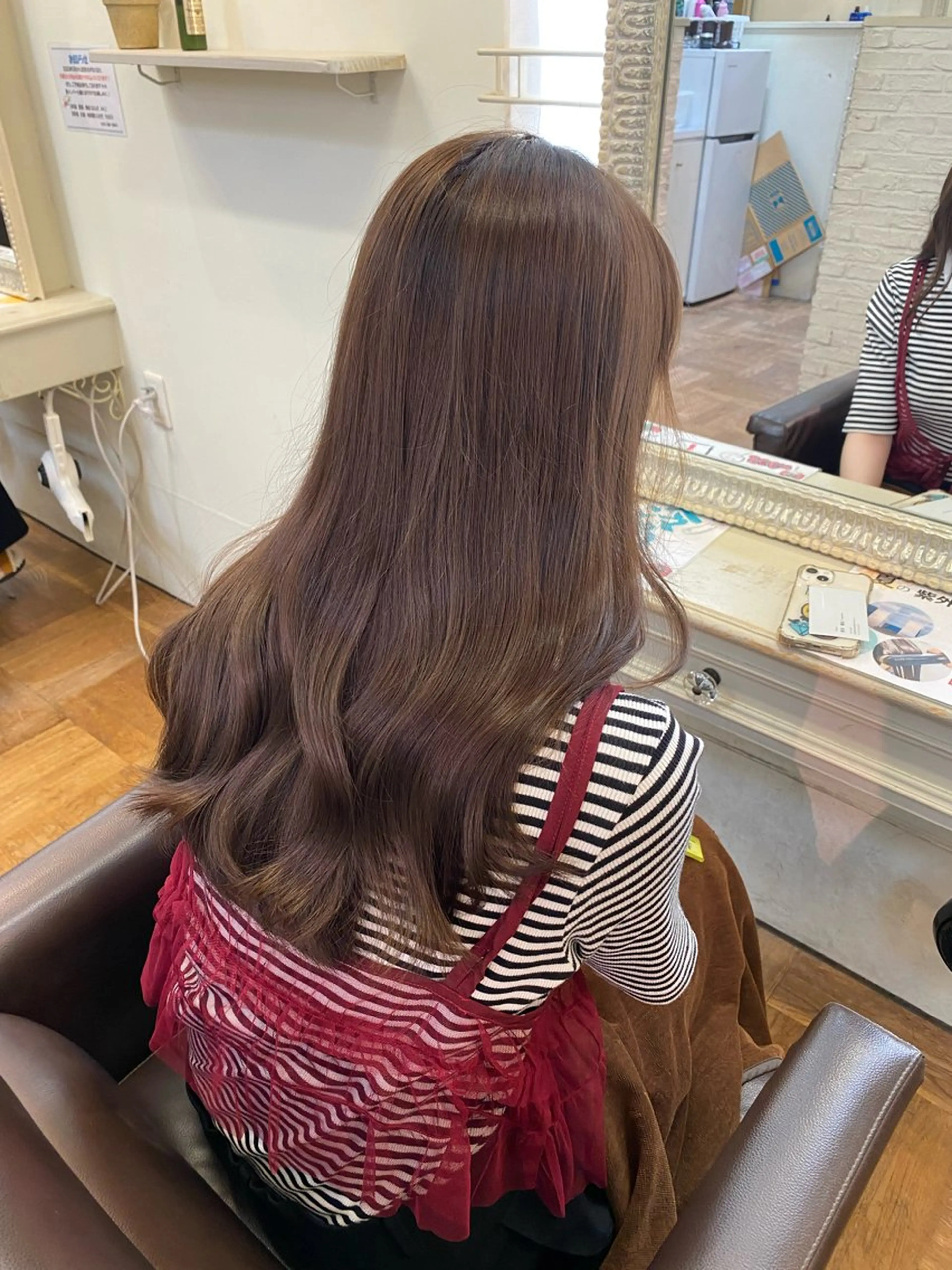 ロング カラー nui 原田美紅のヘアスタイル