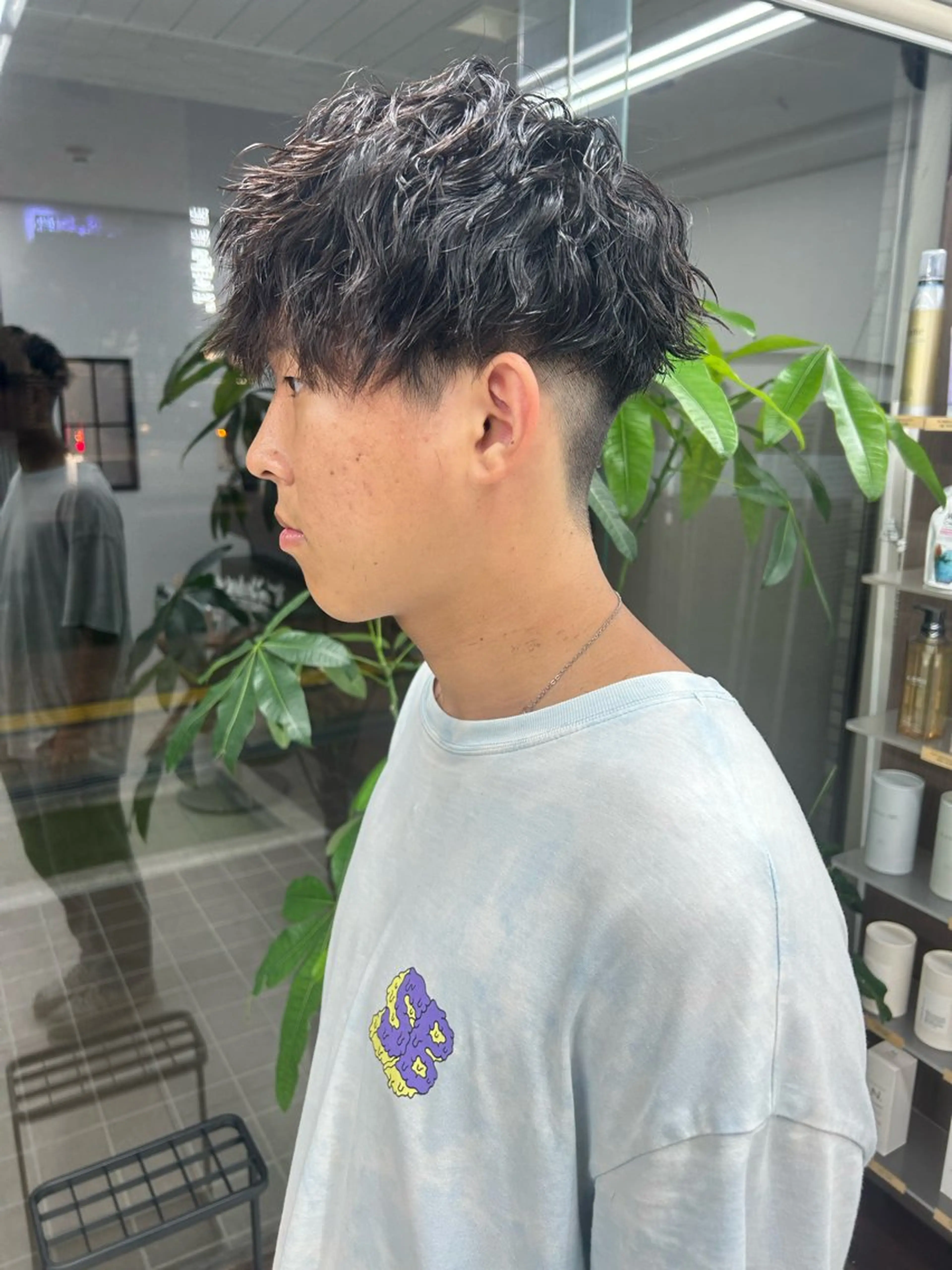 ショート パーマ メンズ メンズパーマ トレンドメンズパーマ /タカシマダイスケのヘアスタイル