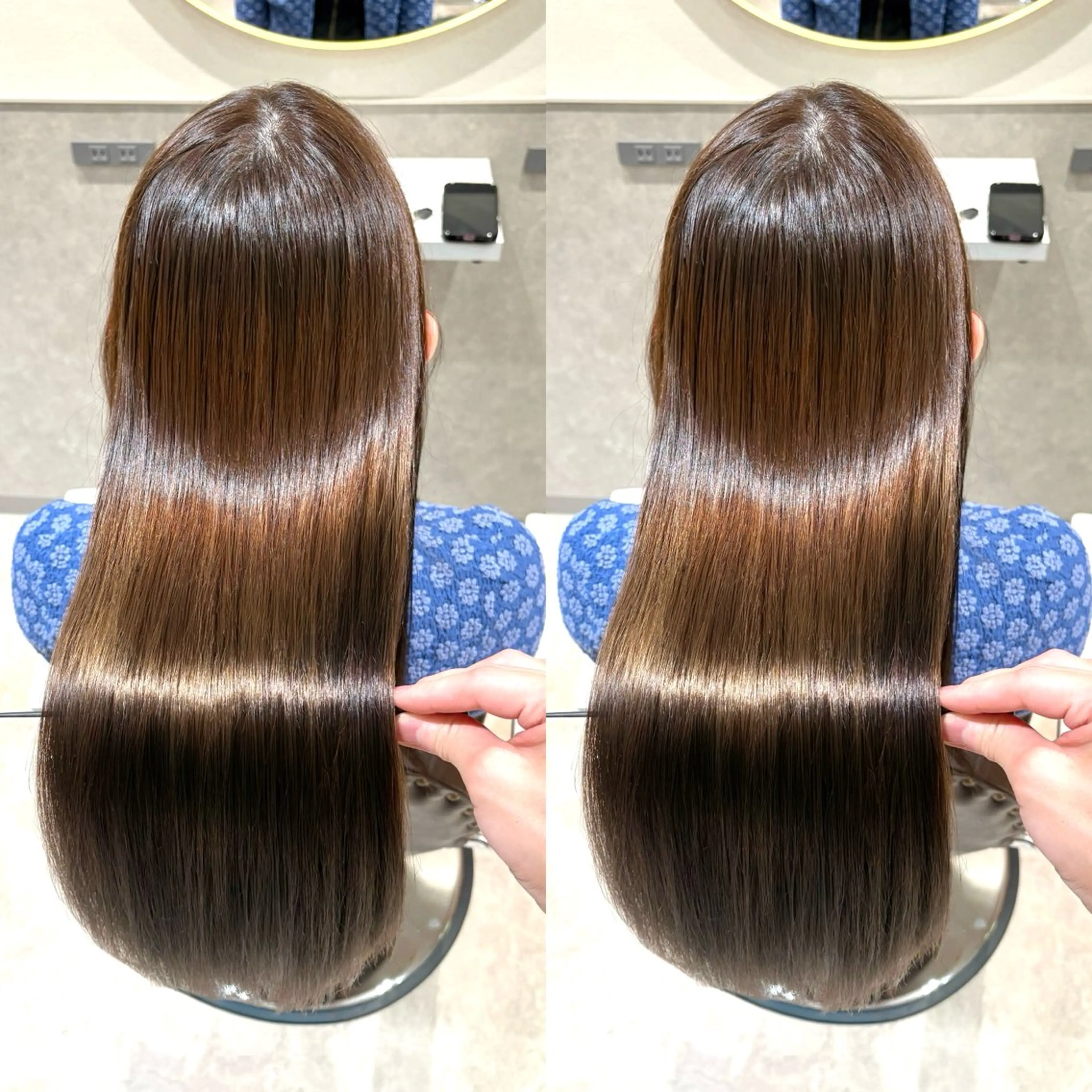 ロング カラー 髪質改善 縮毛矯正 トリートメント カット ヘアカラー 縮毛矯正 トリートメント 髪質改善・縮毛矯正 人気No.1💍本木のヘアスタイル