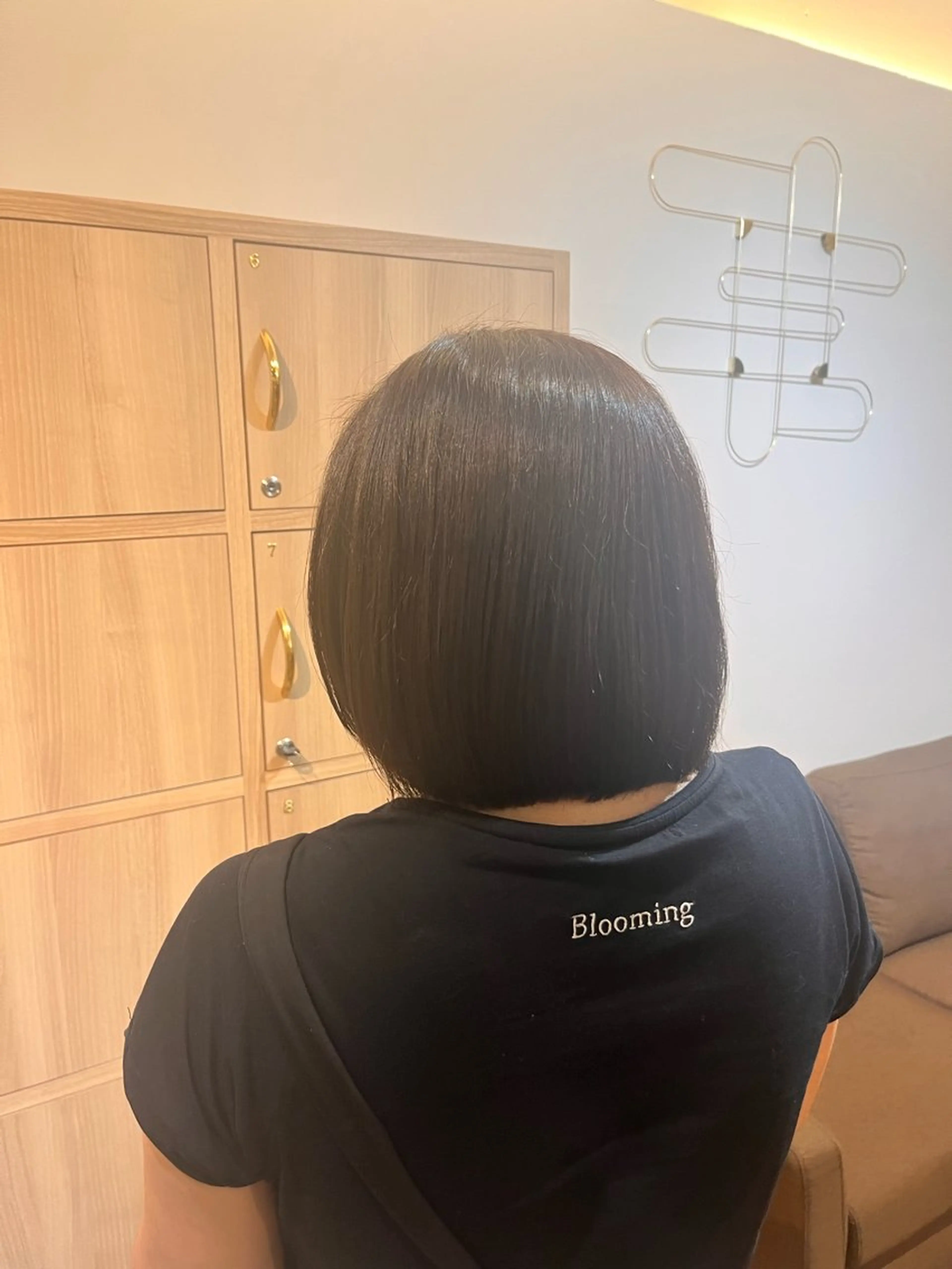 ミディアム ボブ 臺 佳連のヘアスタイル