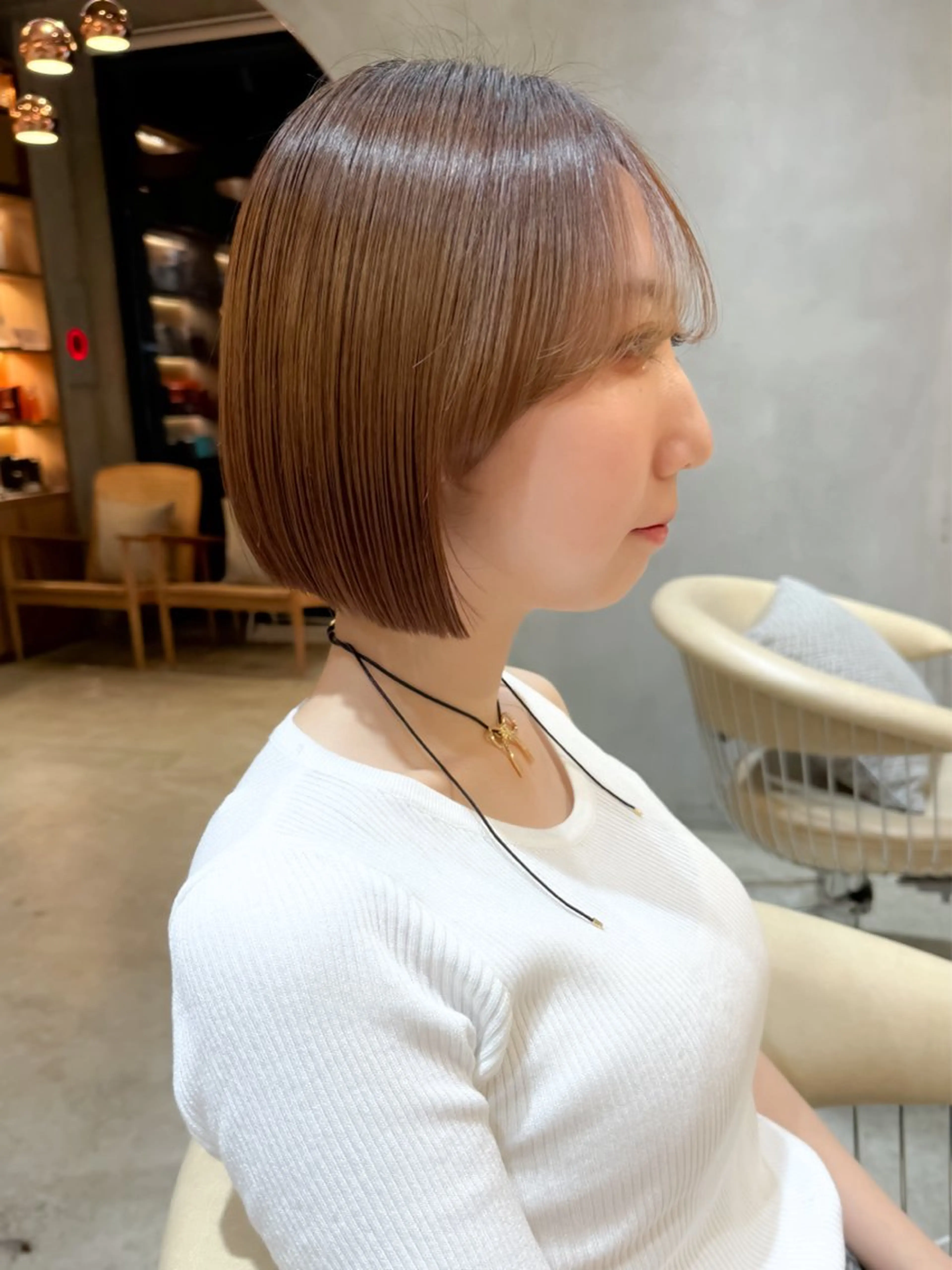 ショート カット ヘアカラー トリートメント 🌹ボブ/髪質改善 韓国レイヤー🌹澤口のヘアスタイル