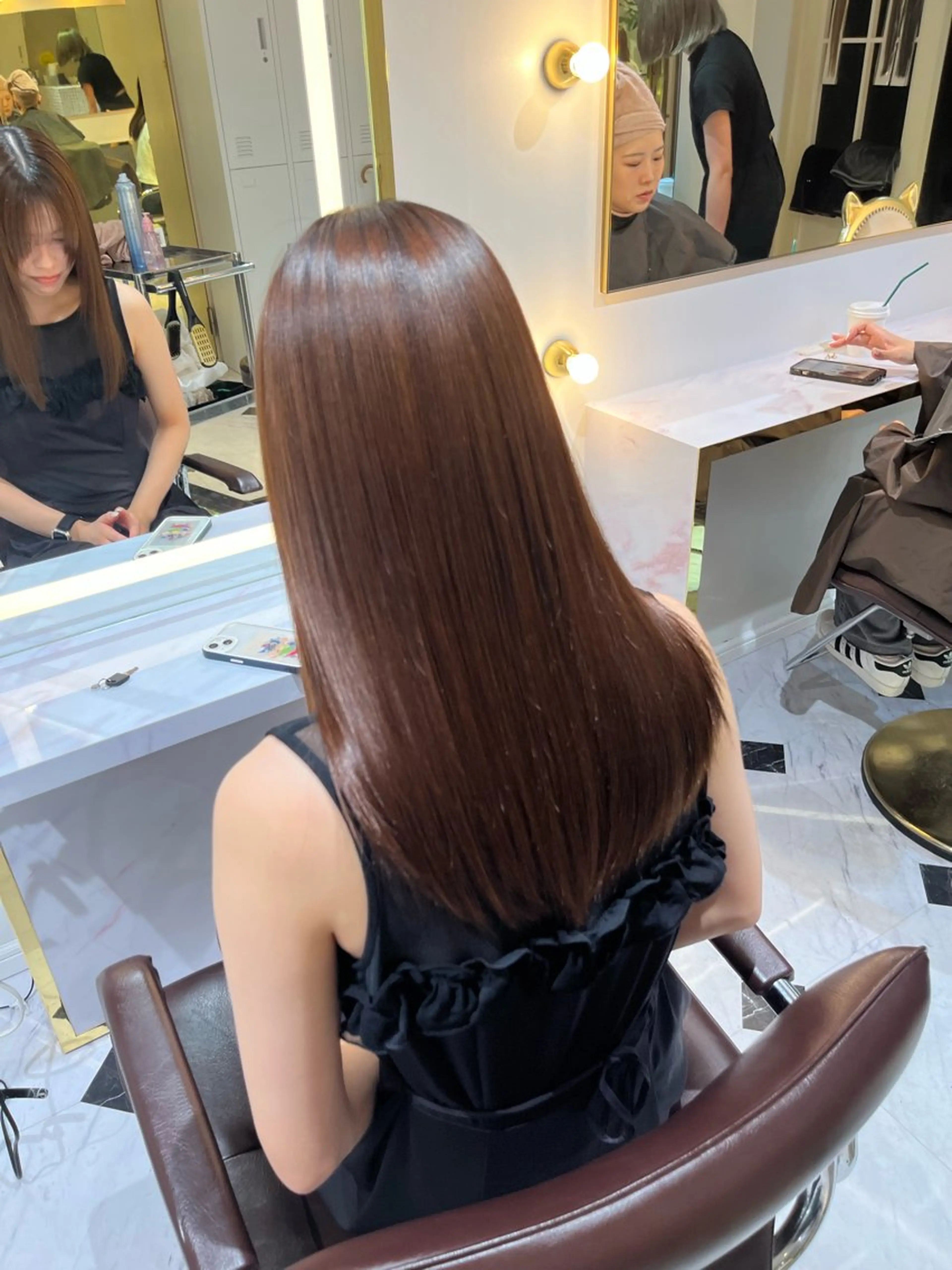 ロング 縮毛矯正 トリートメント 髪質改善･縮毛矯正 特化･ユウシンのヘアスタイル