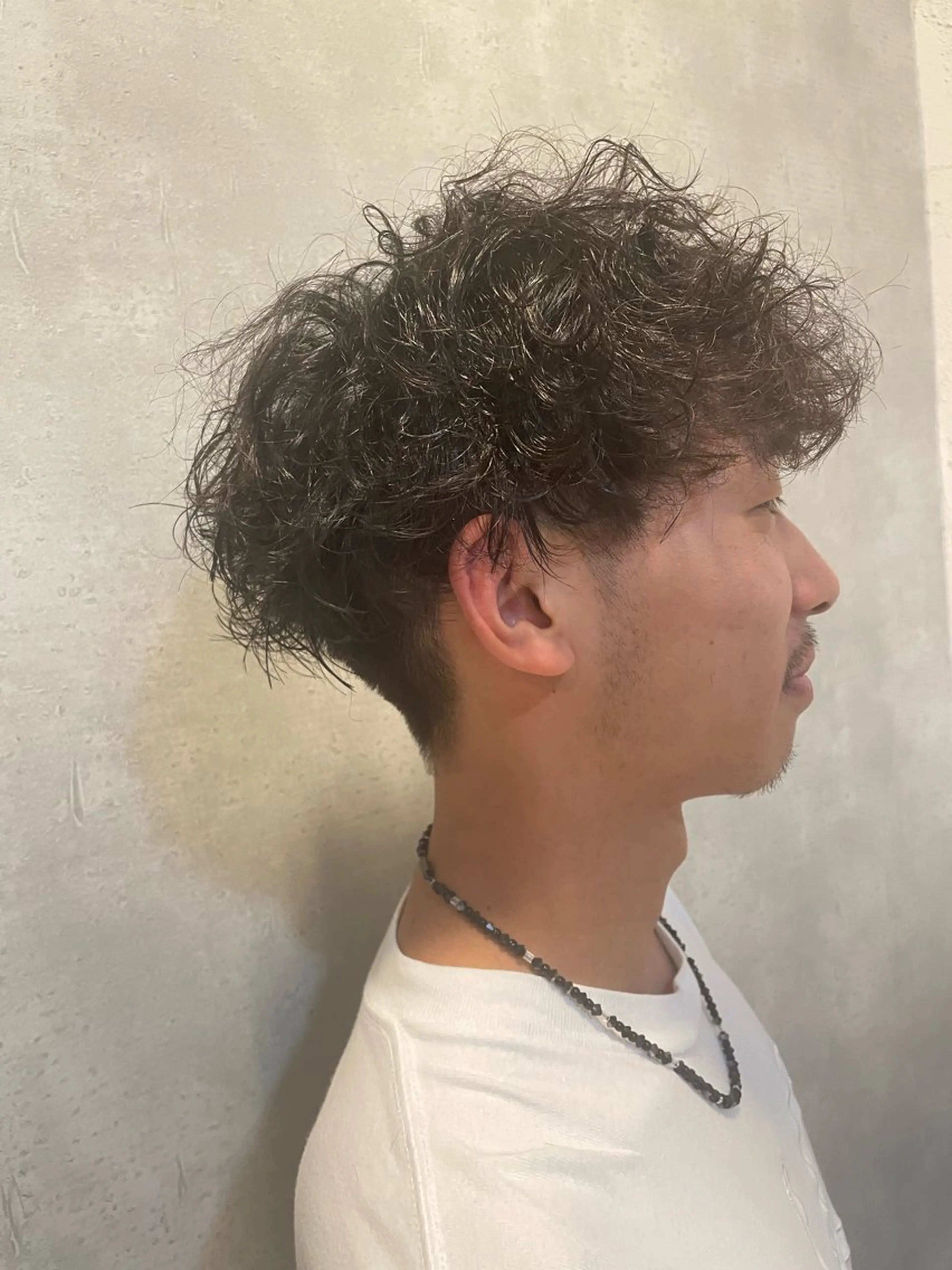 メンズ カット パーマ ヘアセット フリーランスシェアサロンルレイル所属・心斎橋/メンズ /ルレイル/地形真希のヘアスタイル