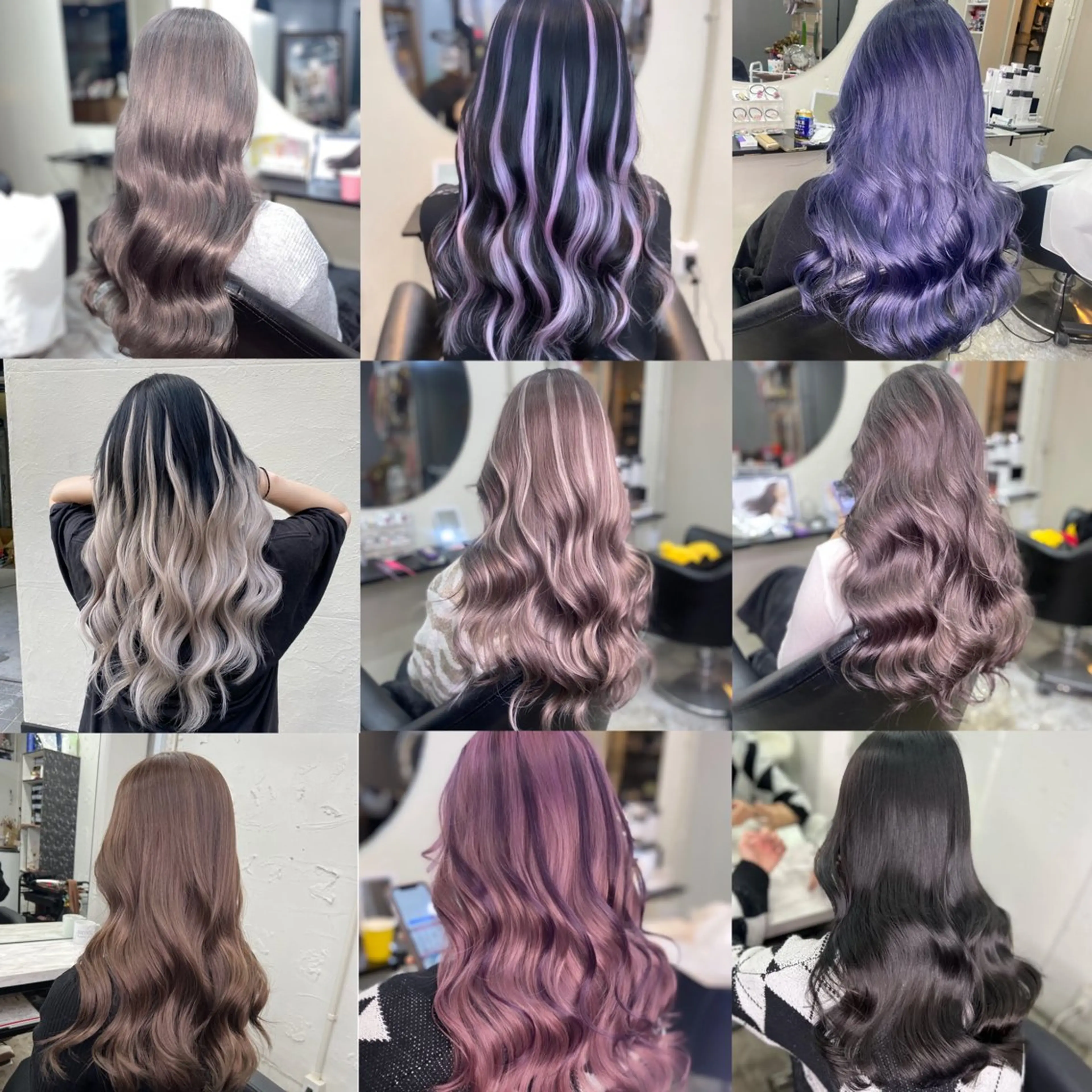 ロング カラー ヘアアレンジ ヘアセット 🦋美髪ハイトーン/ レイヤー🦋るくものヘアスタイル