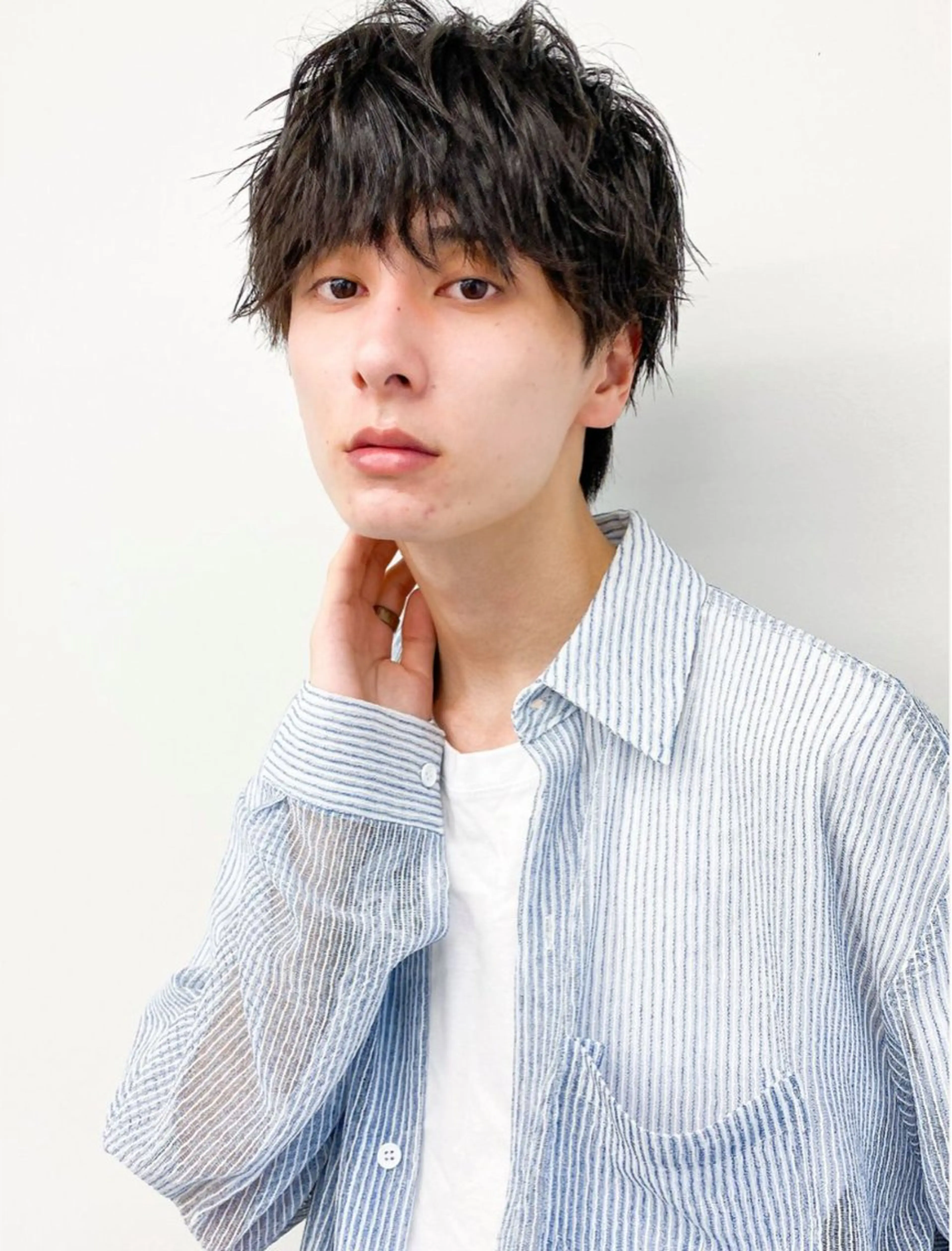ショート パーマ メンズ カット パーマ 加藤 いくみのヘアスタイル