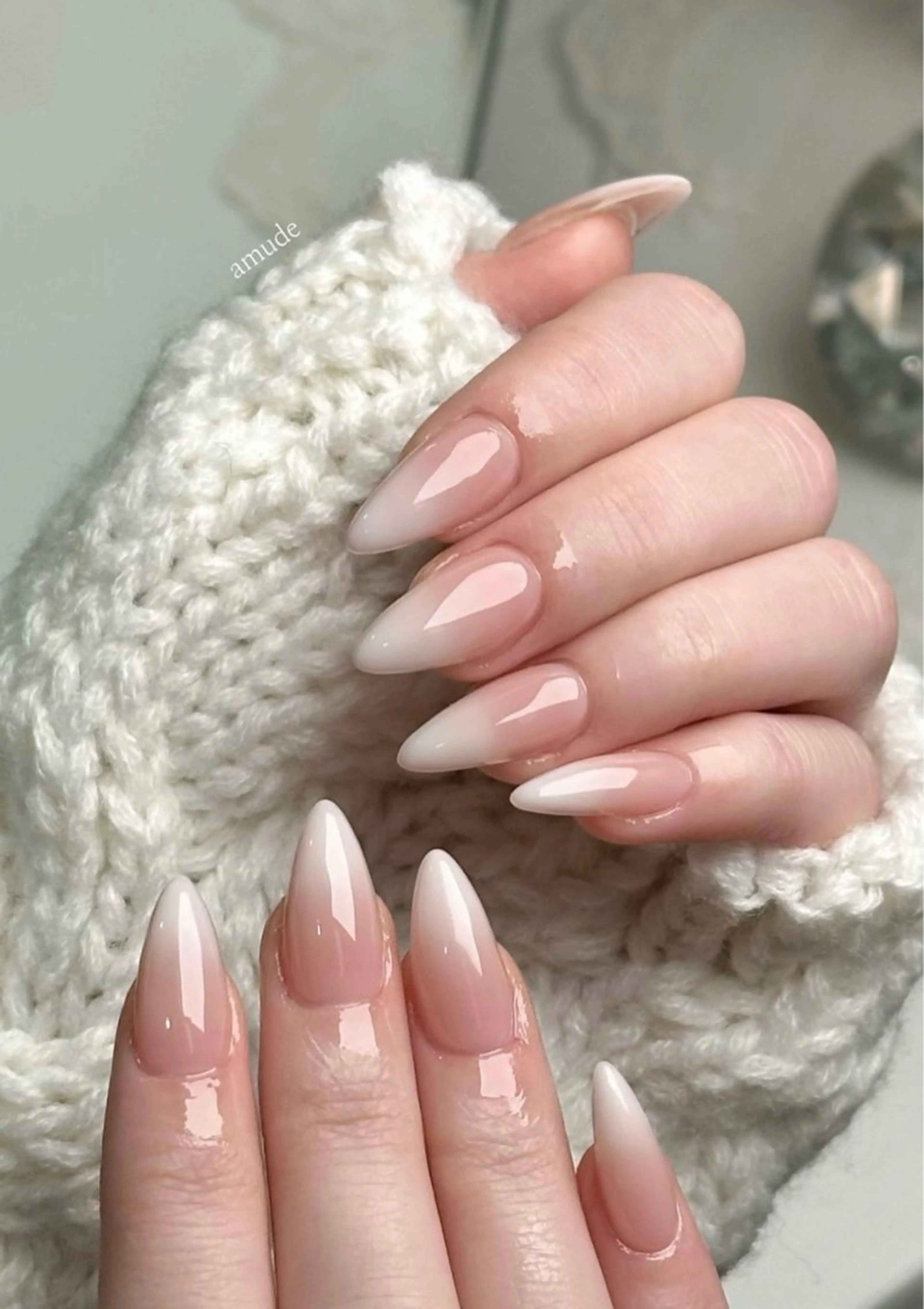 ネイル チークネイル フットネイル フレンチネイル グラデーション 韓国ネイル ribbonnail staffのネイルデザイン