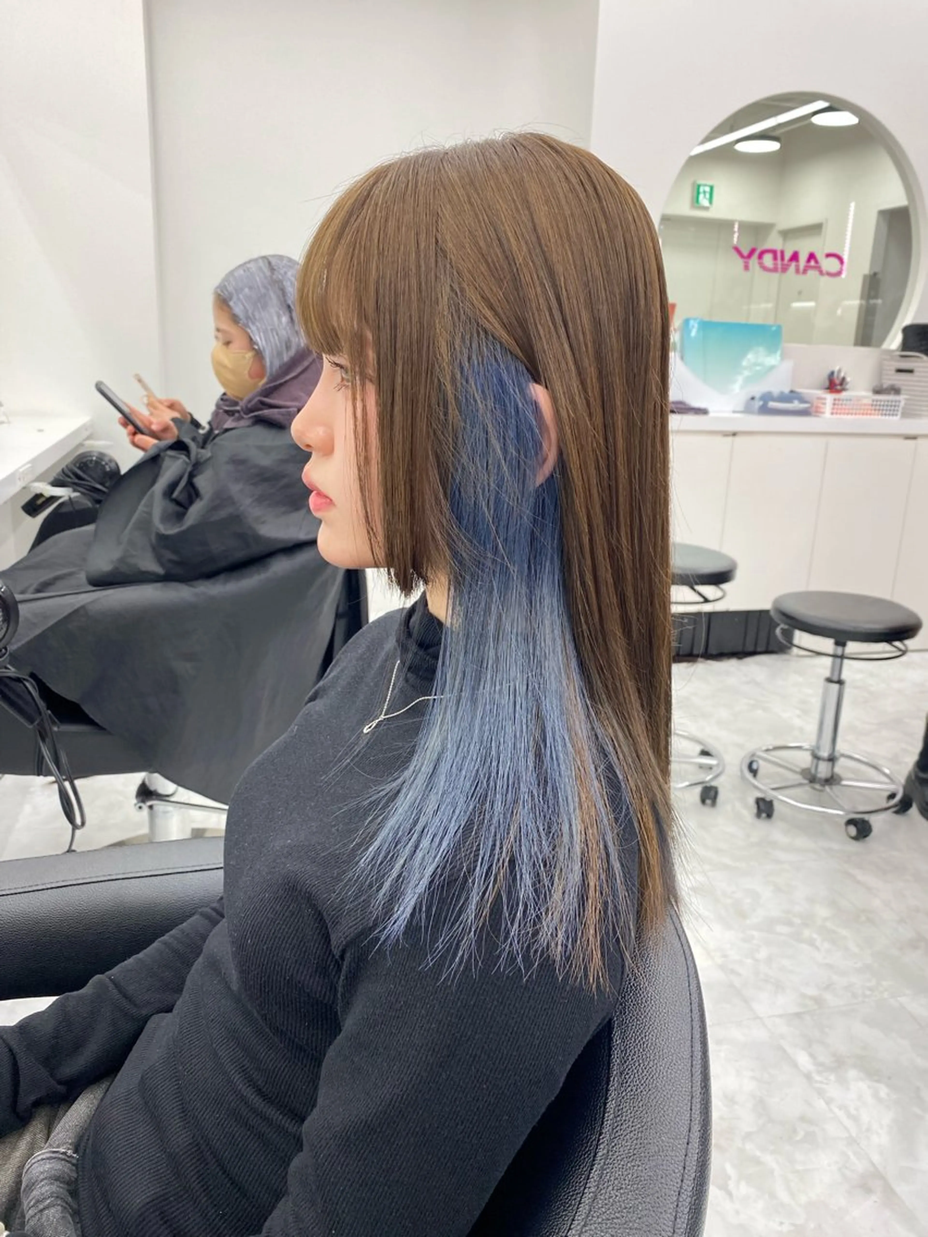 ロング カラー カット パーマ 🔷似合わせメンズ カットKUMA🔷のヘアスタイル