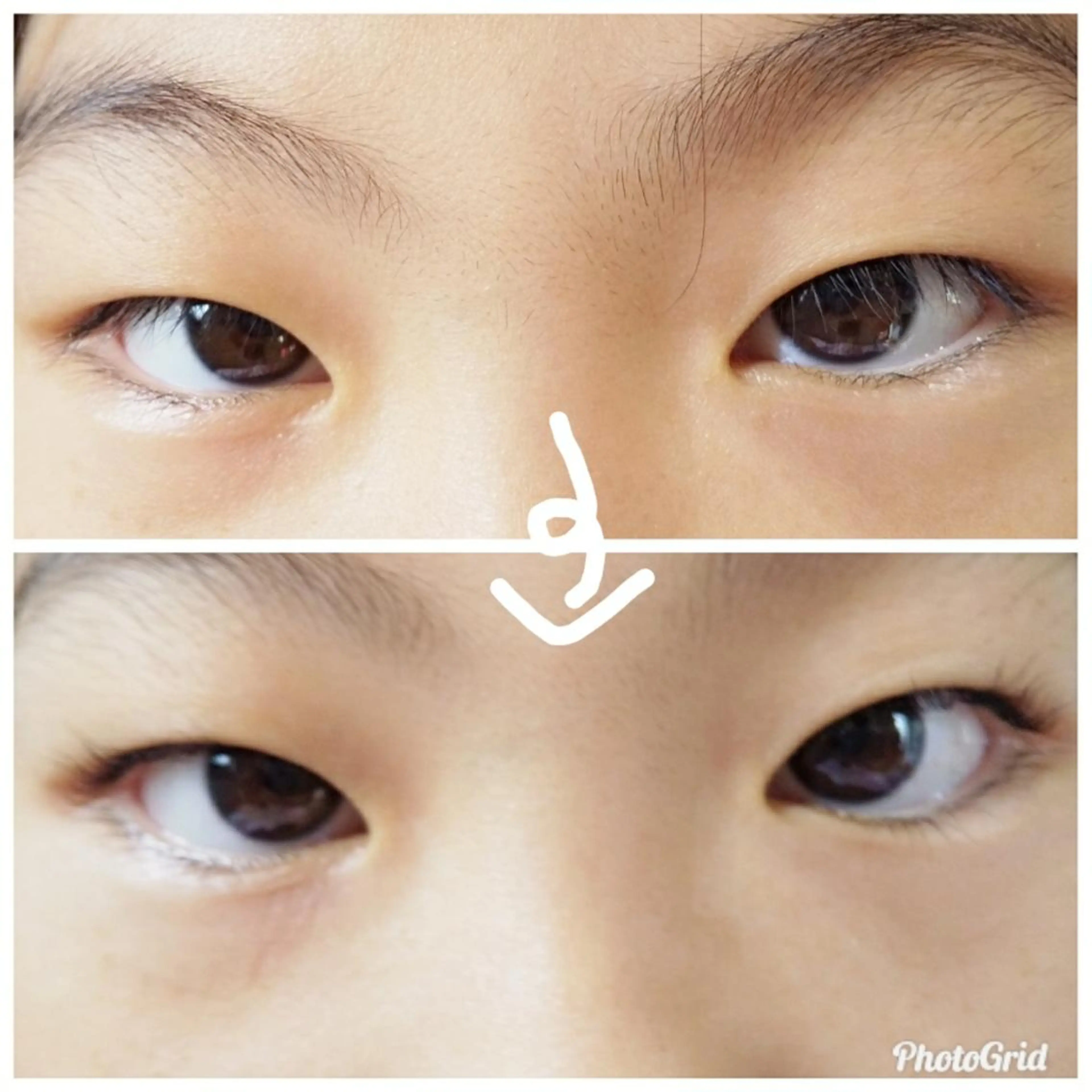 キッズ マツエク・マツパ 一重×まつ毛パーマ 💡次世代LED -TIARA💡のマツエク・マツパデザイン