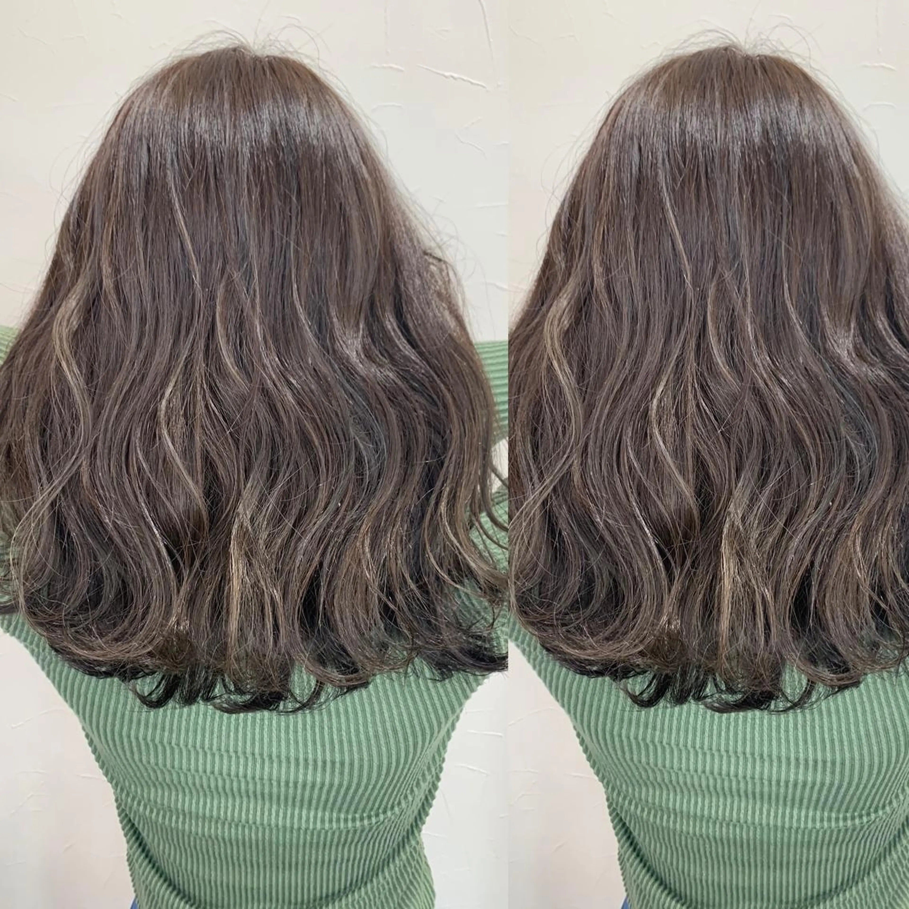 セミロング ハイライト ヘアカラー トリートメント 似合わせ提案 将真のヘアスタイル