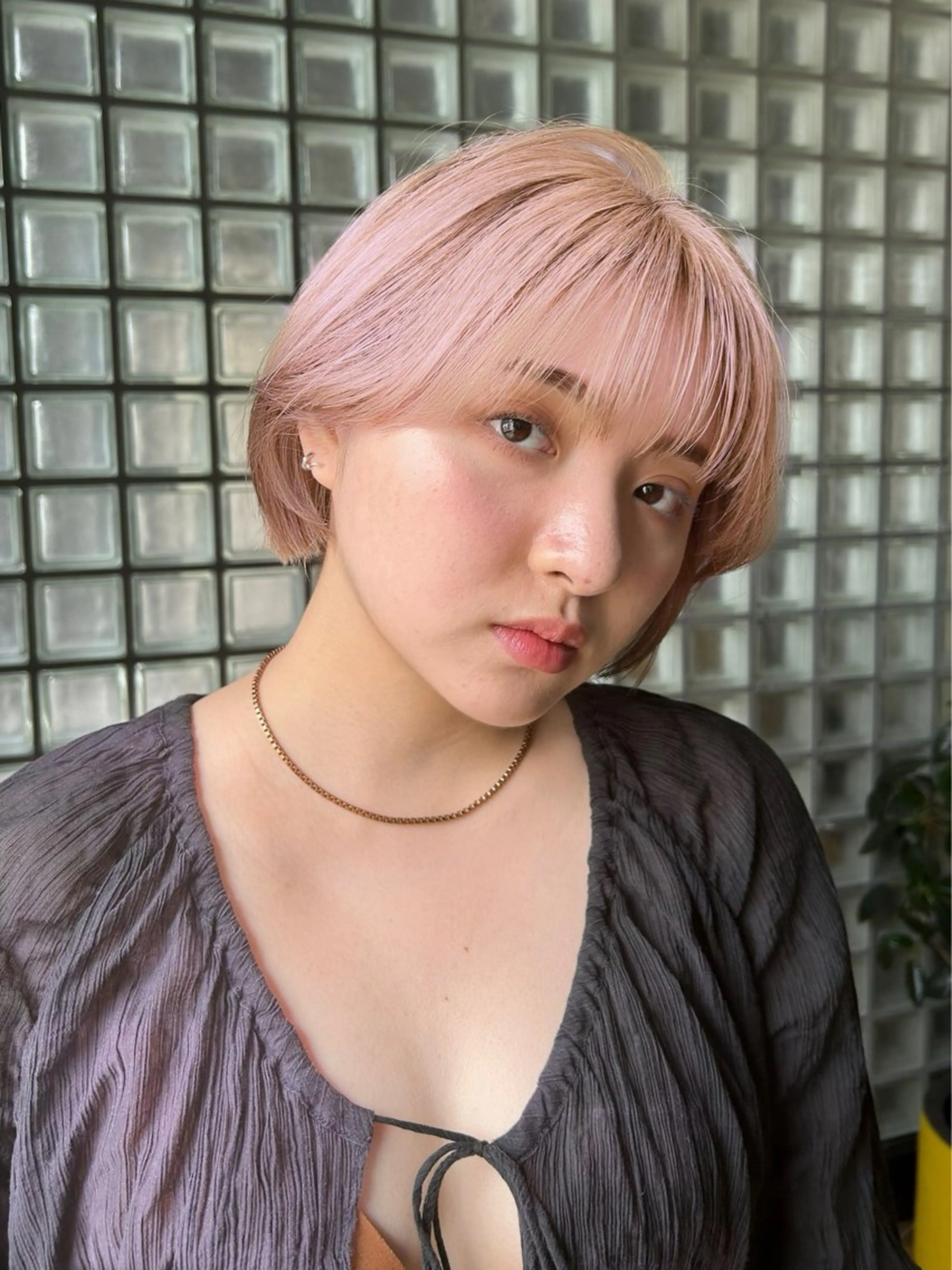 ショート カラー ヘアカラー トリートメント 透明感/明るめ ヘア/kazui🐈のヘアスタイル