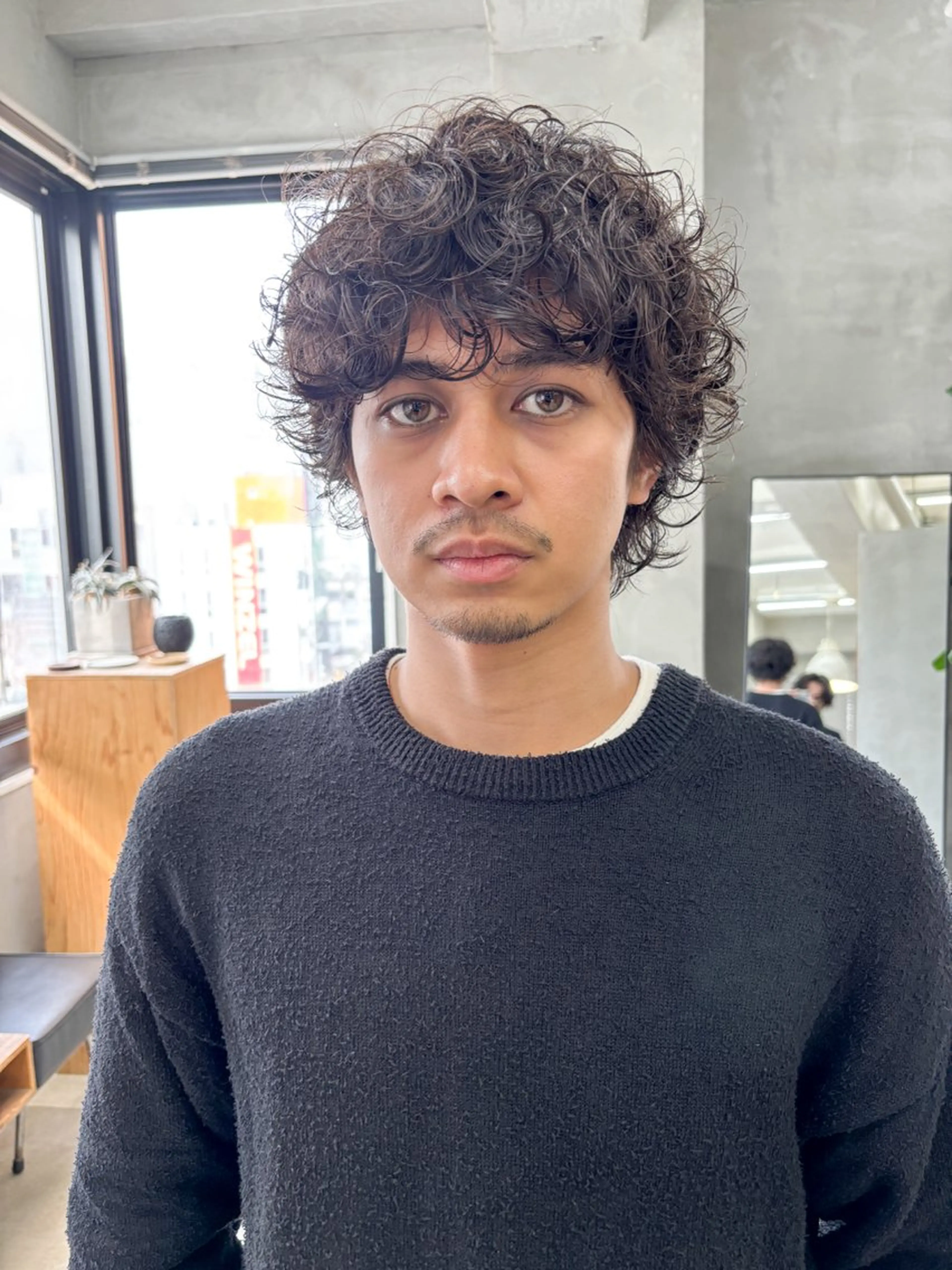 メンズ カット パーマ トリートメント tetohair 横井伴典のヘアスタイル