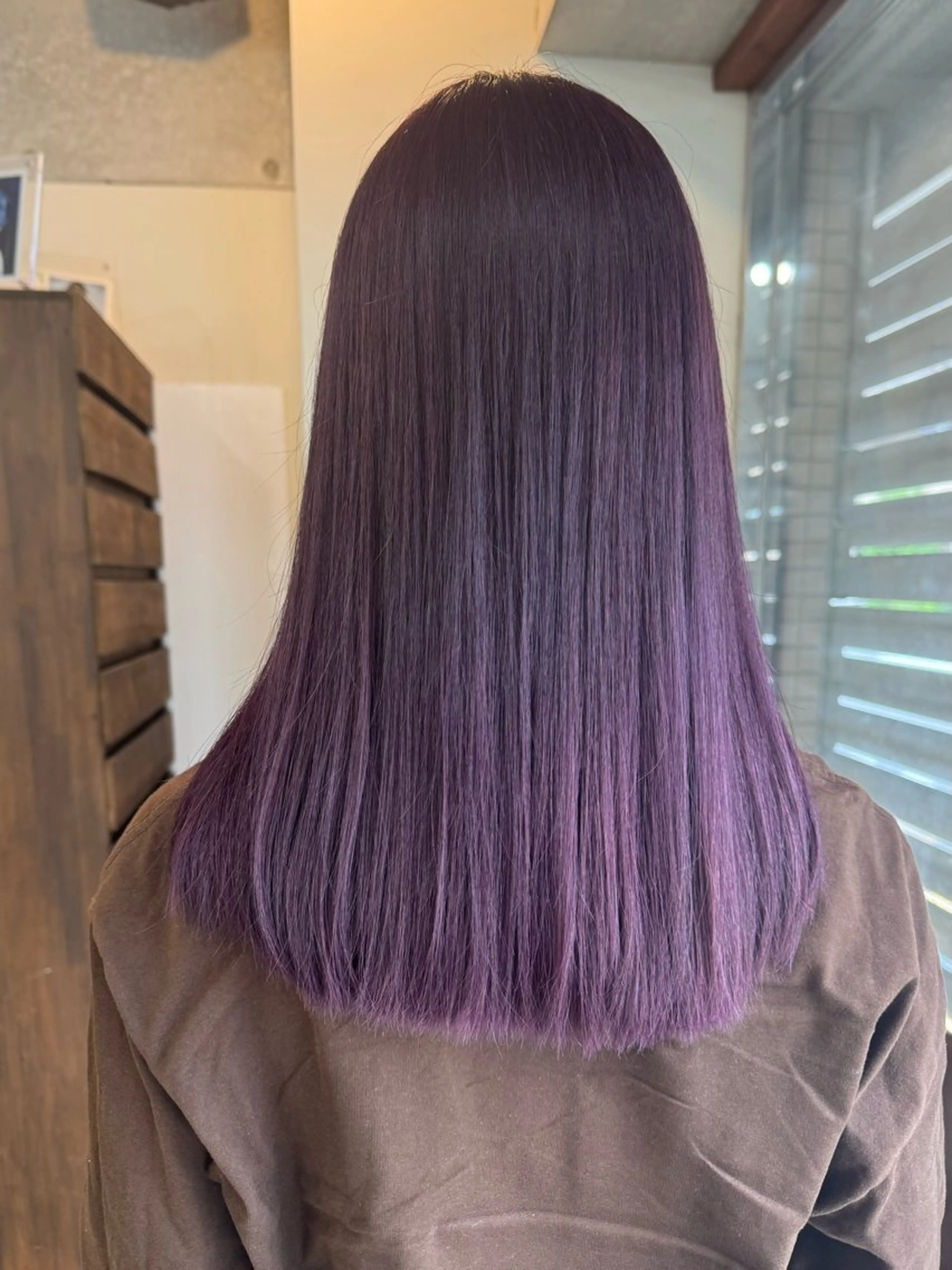 セミロング カラー ヘアカラー life nanakoのヘアスタイル