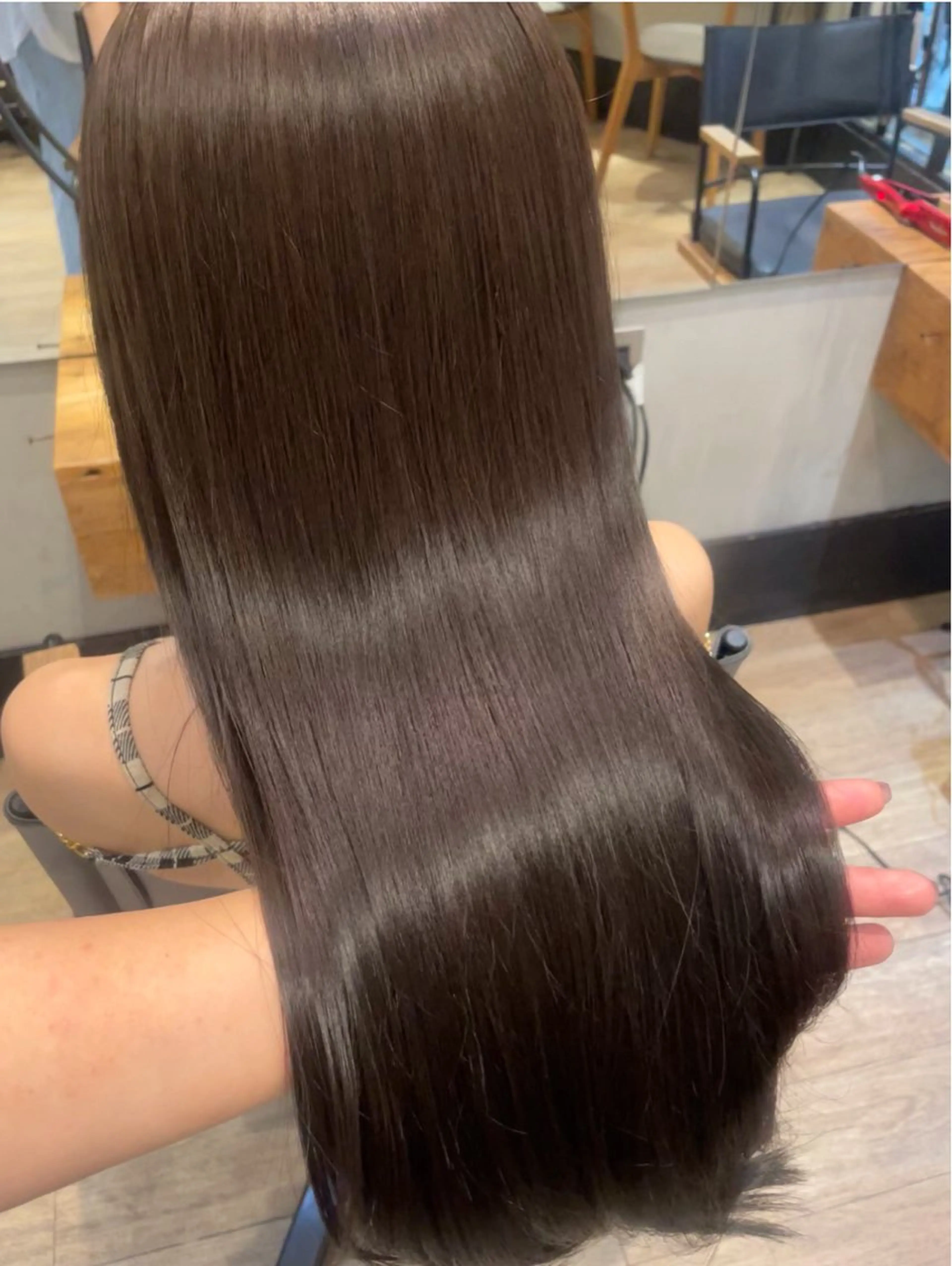 ロング 髪質改善 縮毛矯正 新宿/カット/ 縮毛矯正/かずまのヘアスタイル